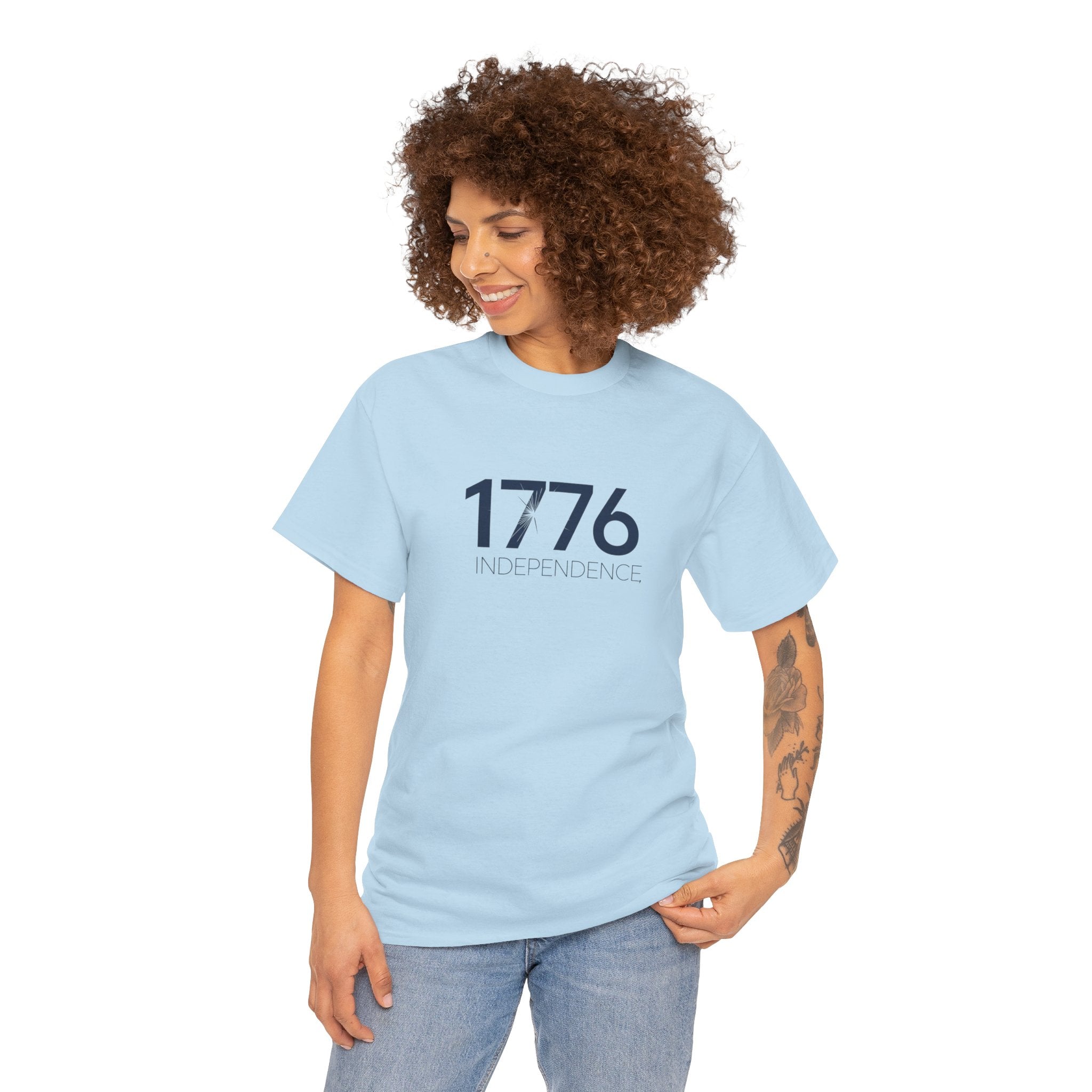 Unisex Heavy Cotton Tee — 1776 Independence