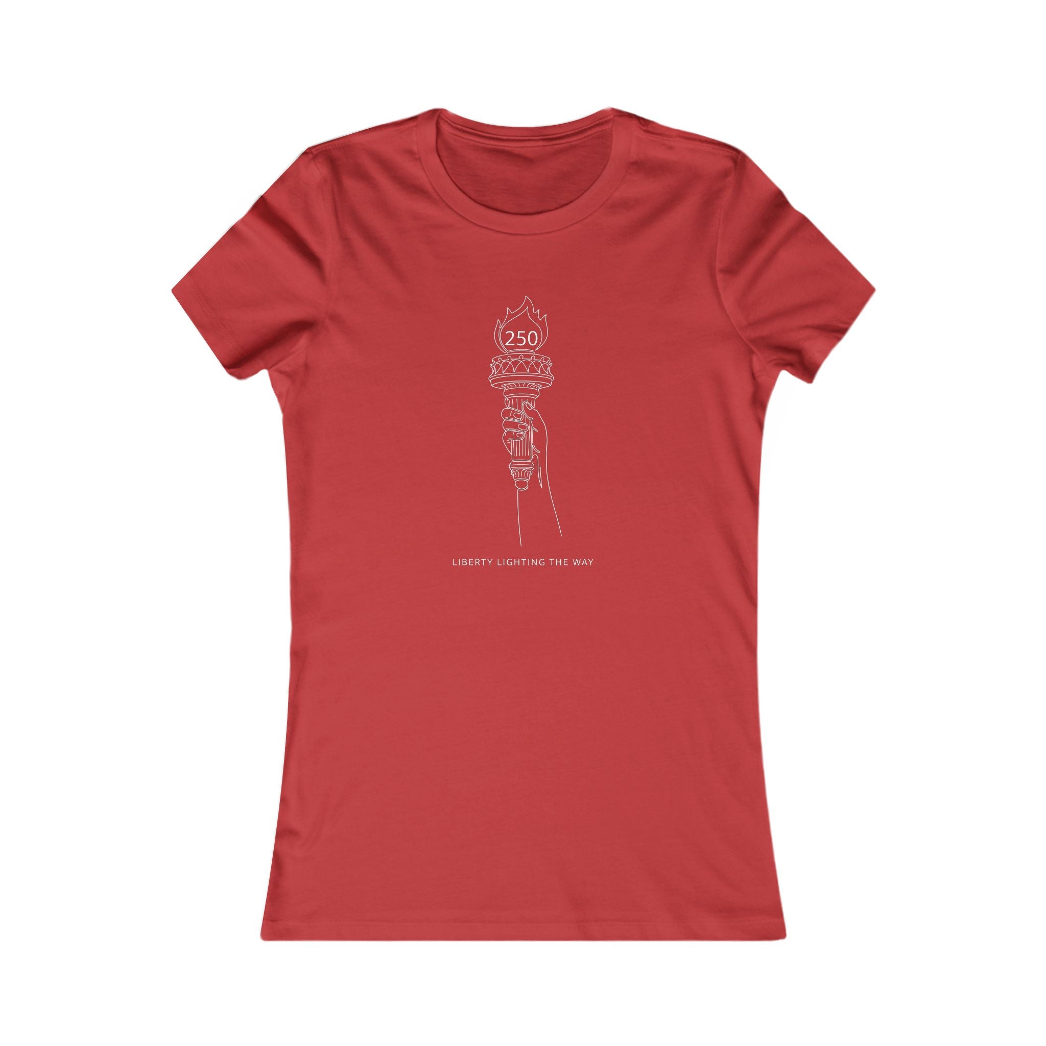 Women's Tee — Liberty Torch