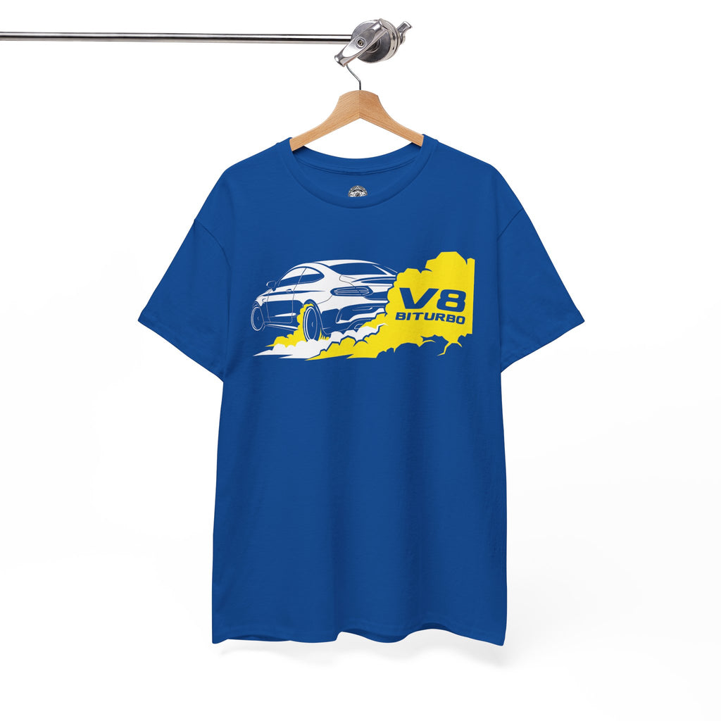 Unisex Heavy Cotton Tee — V8 Biturbo Burnout
