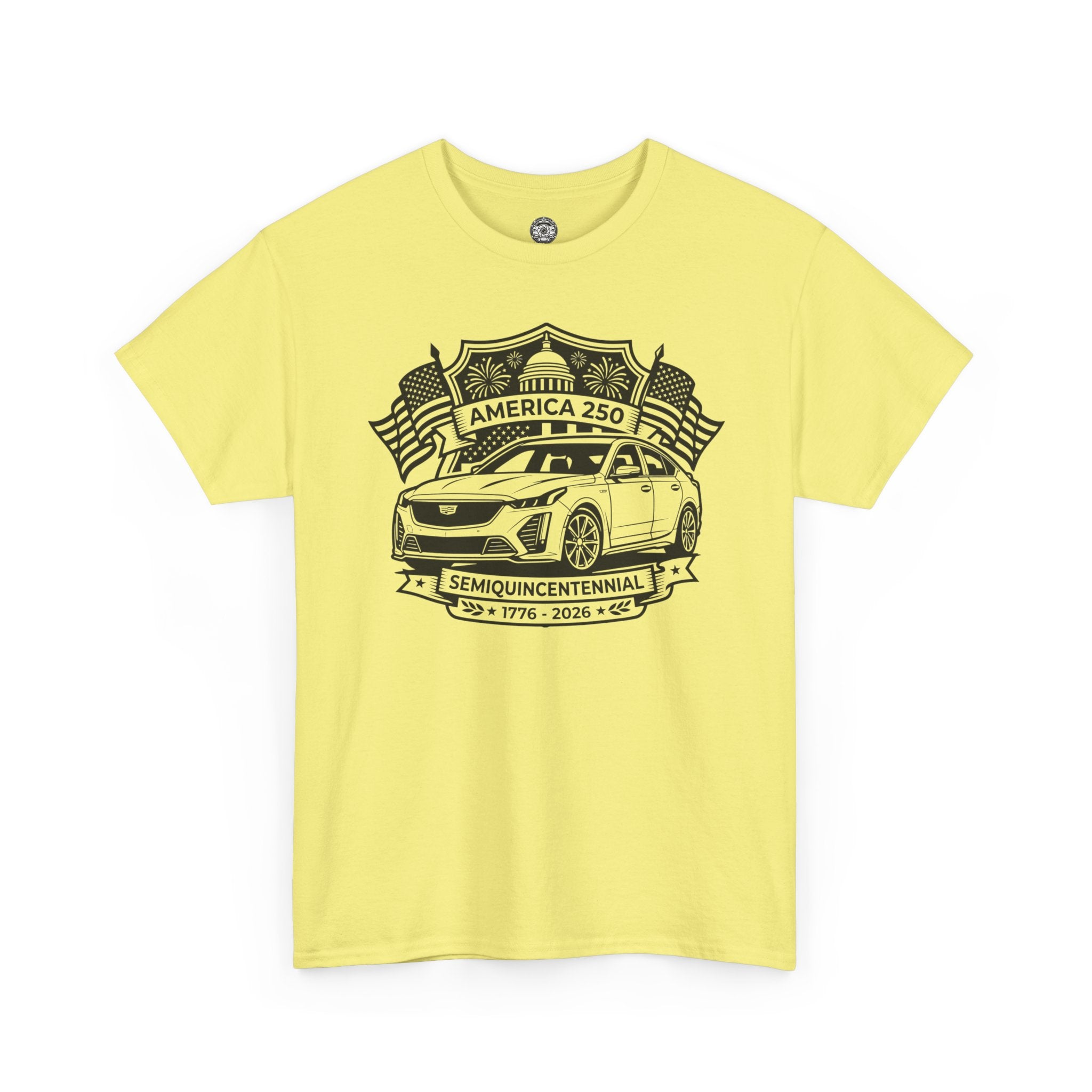 Unisex Heavy Cotton Tee — 4th of July — American Sedan