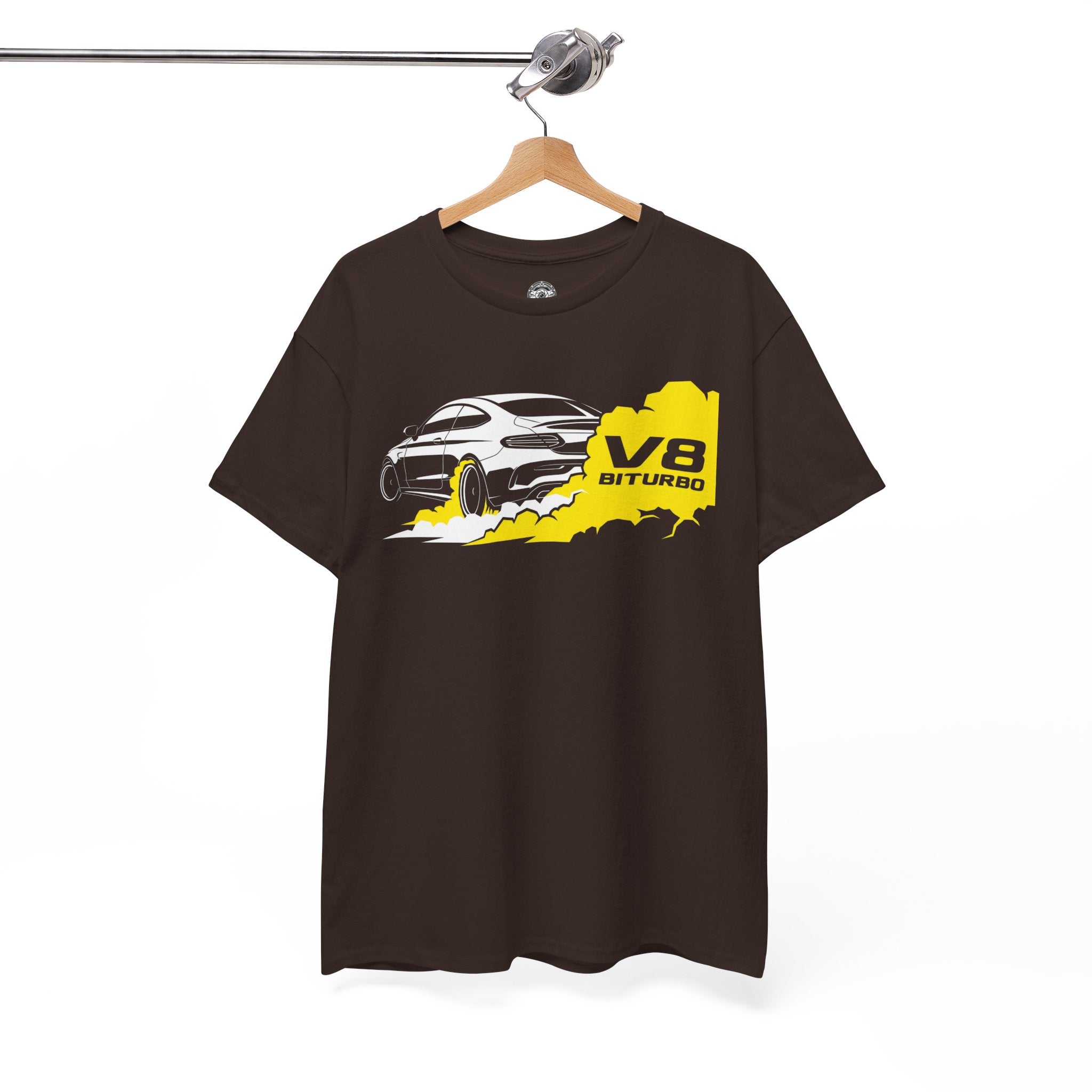 Unisex Heavy Cotton Tee — V8 Biturbo Burnout
