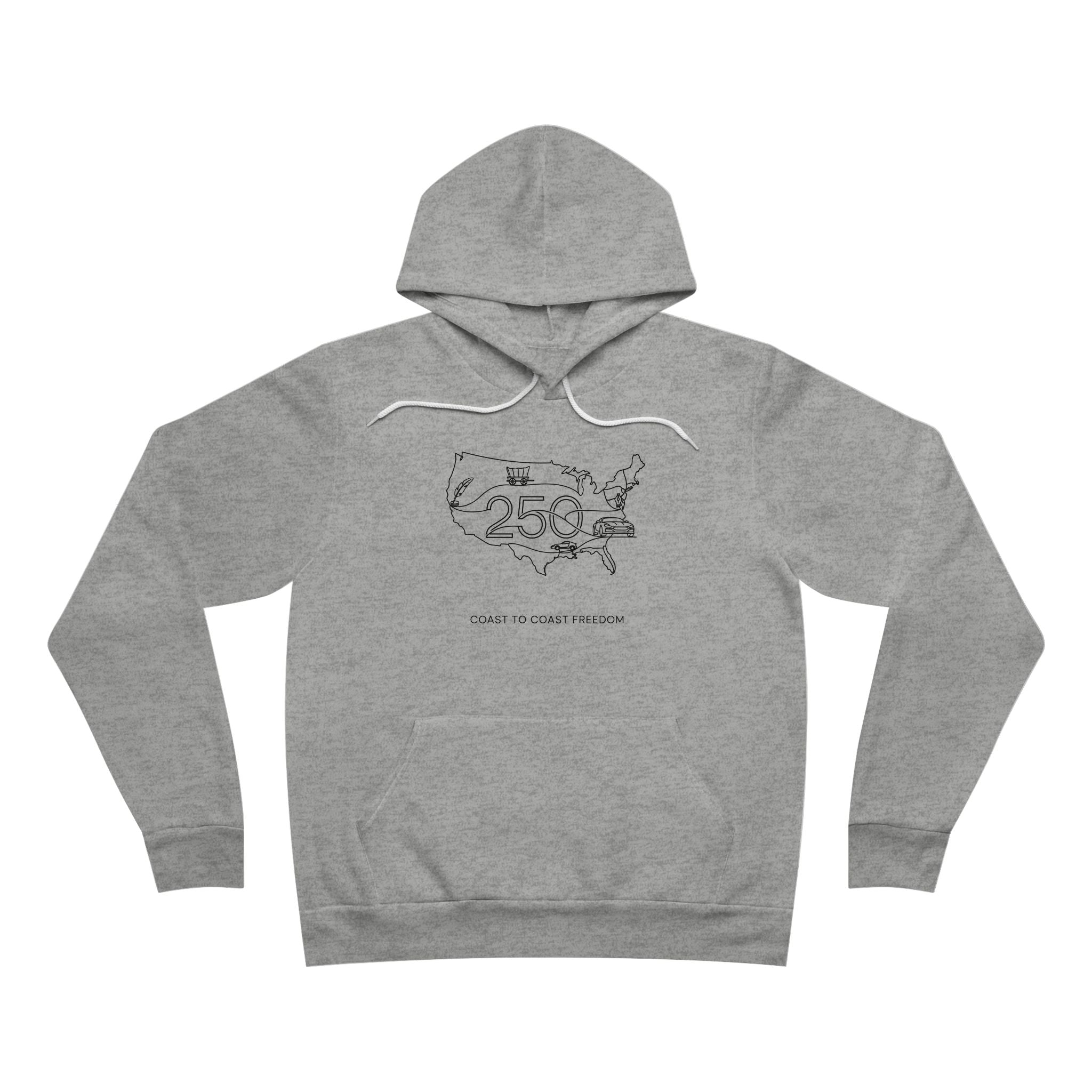 Unisex Sponge Fleece Pullover Hoodie — Coast-to-Coast Freedom