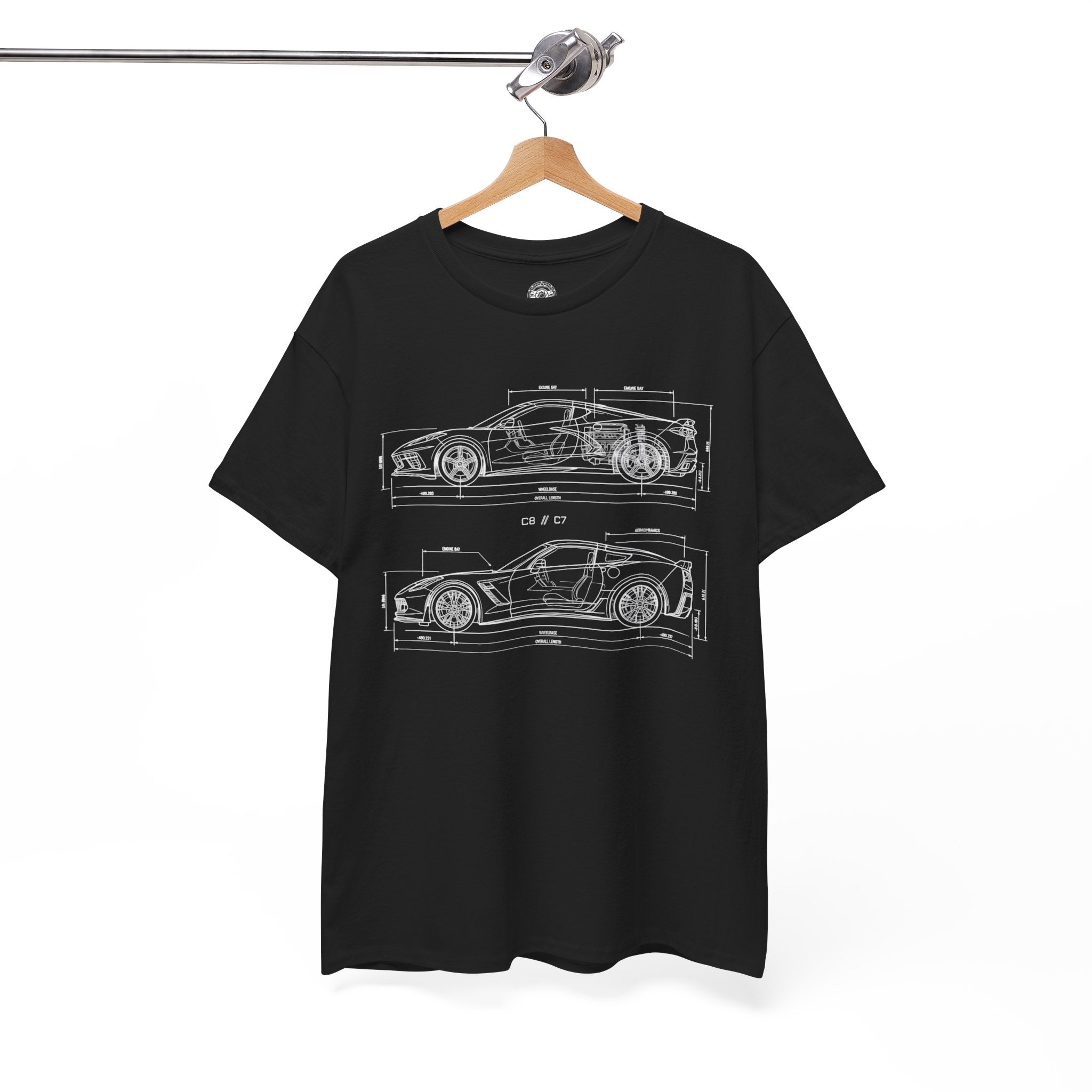 Unisex Heavy Cotton Tee — C7/C8 Blueprint