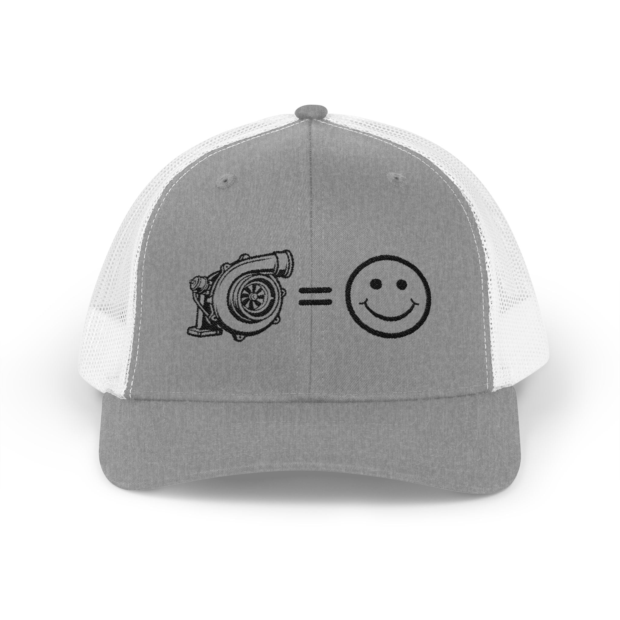 Snapback Trucker Cap — Turbocharger = Smile