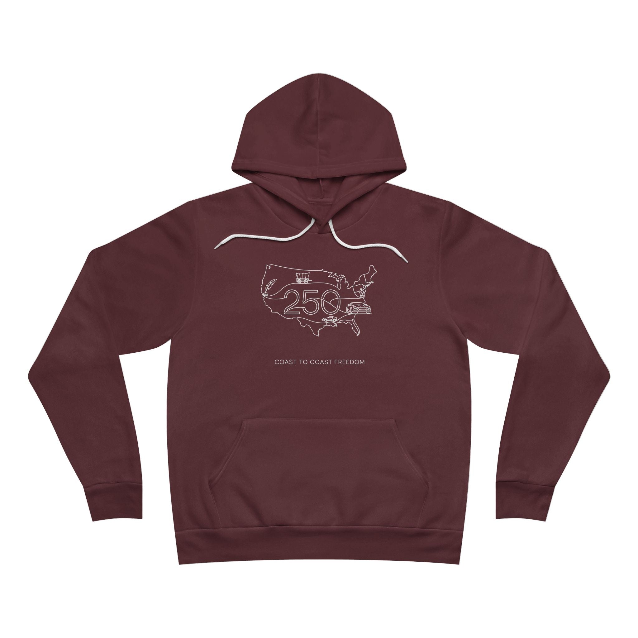 Unisex Sponge Fleece Pullover Hoodie — Coast-to-Coast Freedom