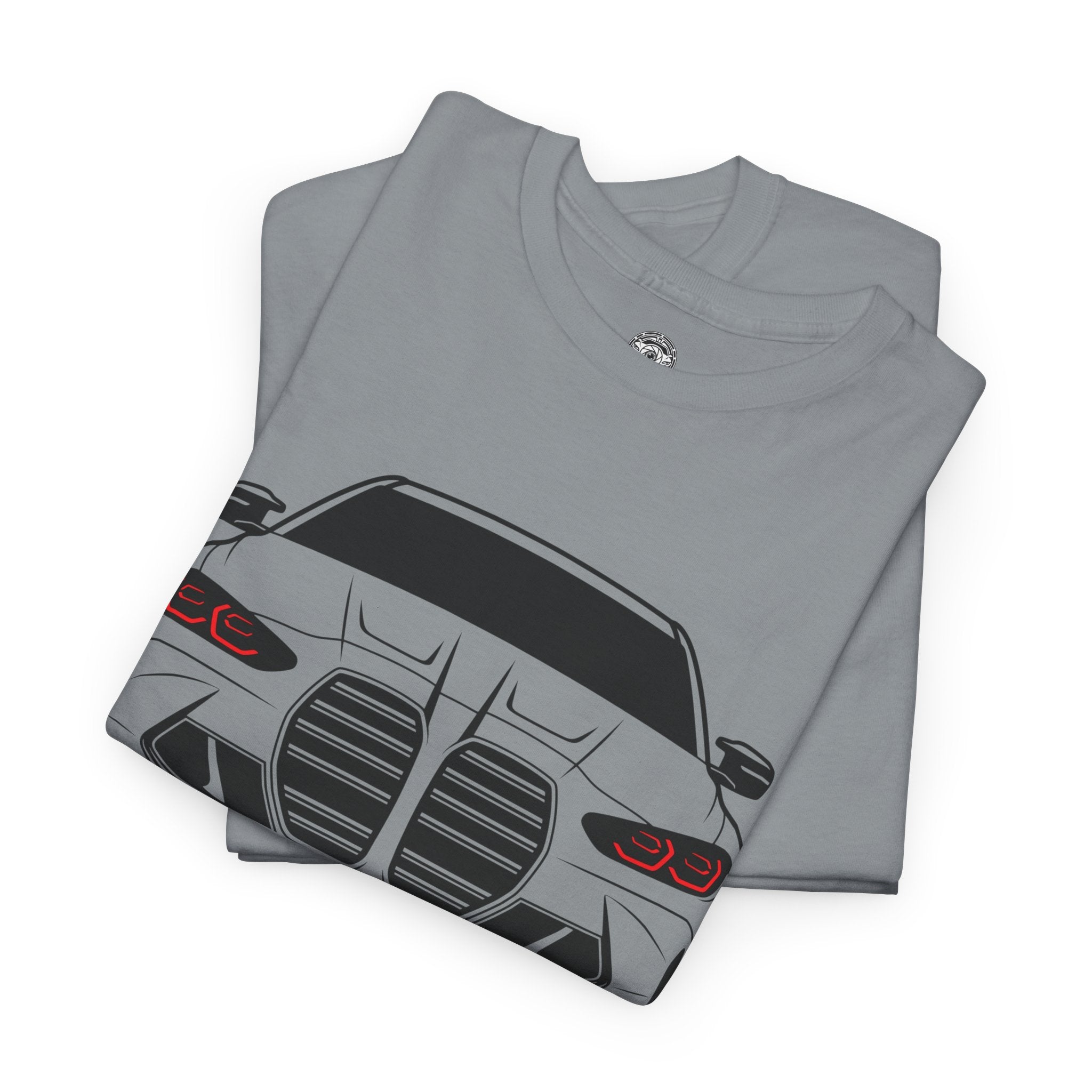 Unisex Heavy Cotton Tee — G80 Illuminated Headlights (Red)