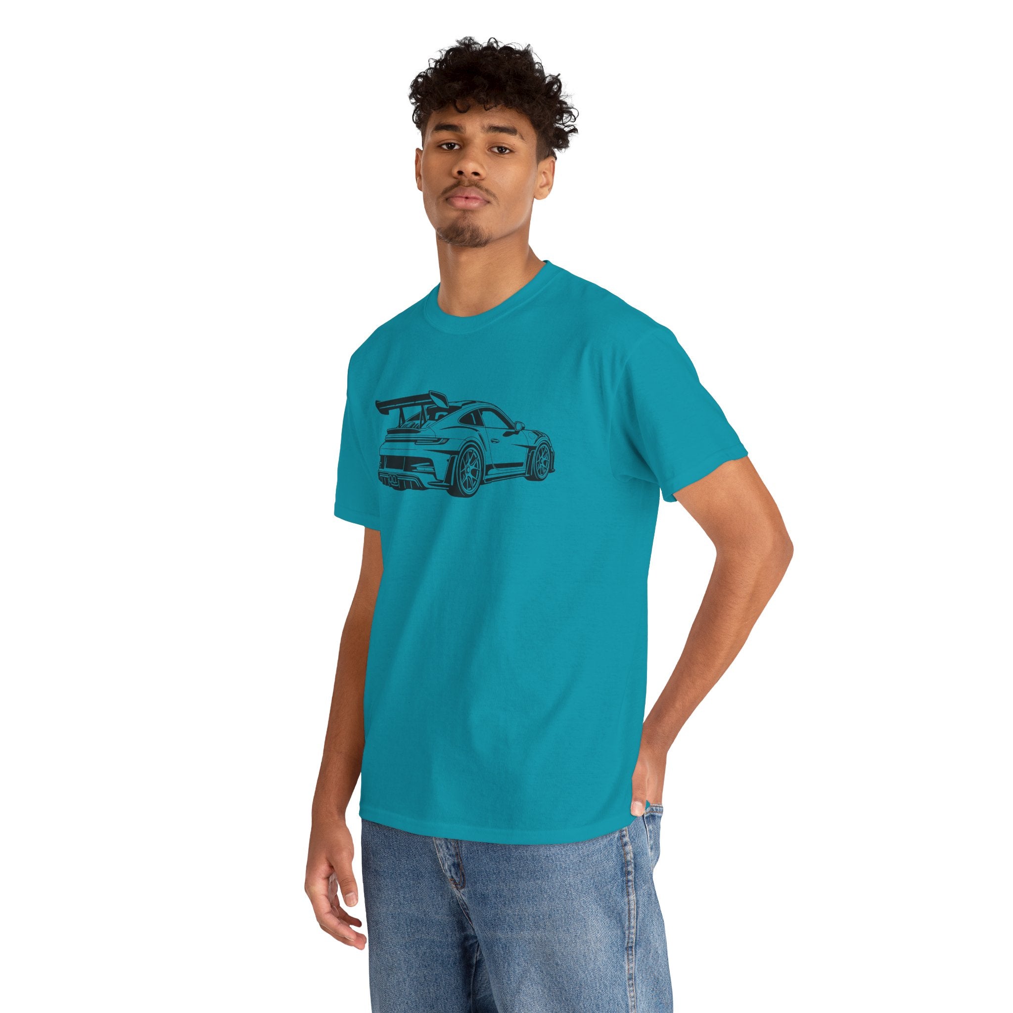 Unisex Heavy Cotton Tee — 992 Rear Profile