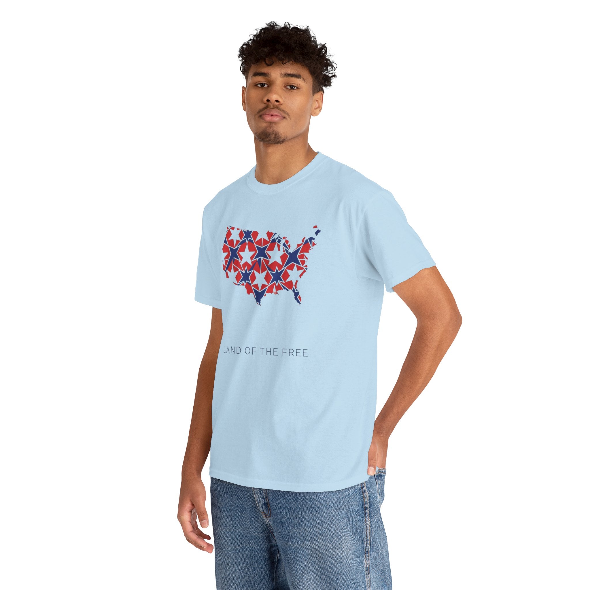 Unisex Heavy Cotton Tee — Land of the Free