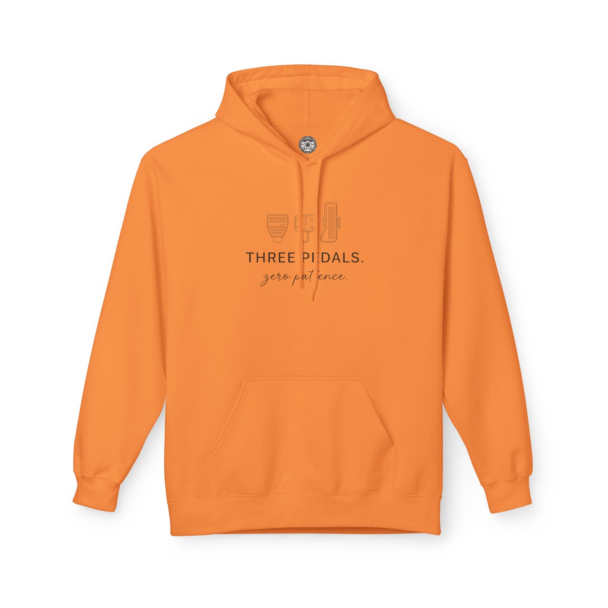 Women's Midweight Softsyle Fleece Hoodie — Three Pedals, Zero Patience