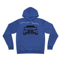 Unisex Sponge Fleece Pullover Hoodie — G80 Illuminated Headlights (Red)