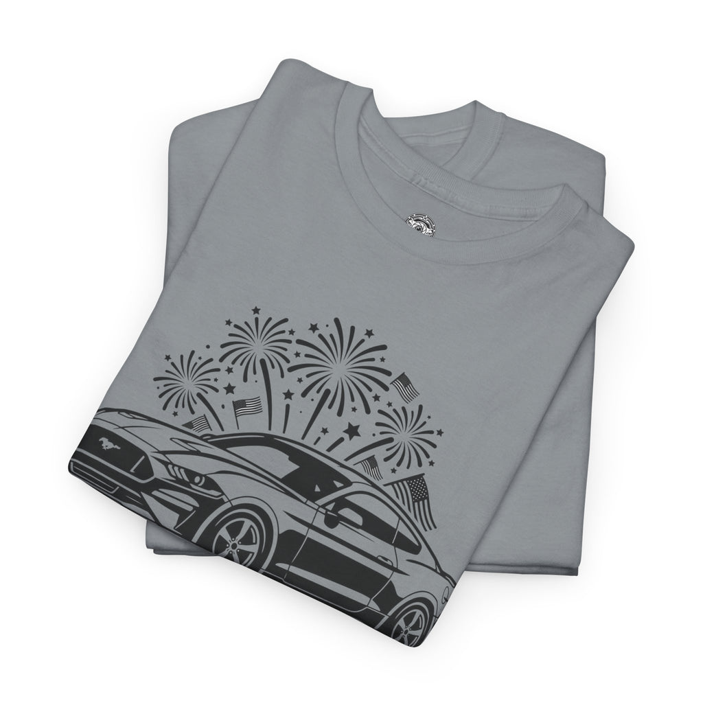 Unisex Heavy Cotton Tee — 4th of July — Modern American Muscle
