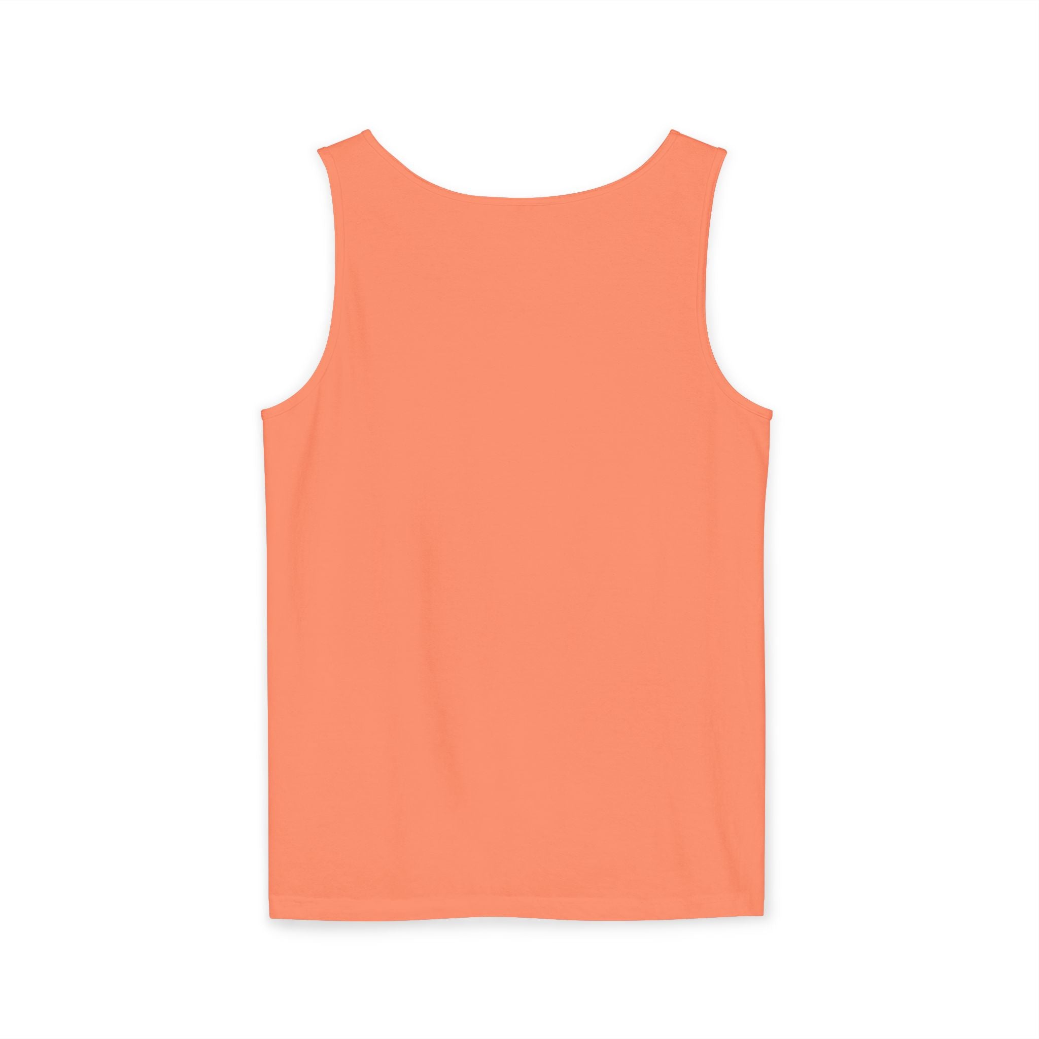 Unisex Garment-Dyed Tank Top — Supercar/Palm Trees