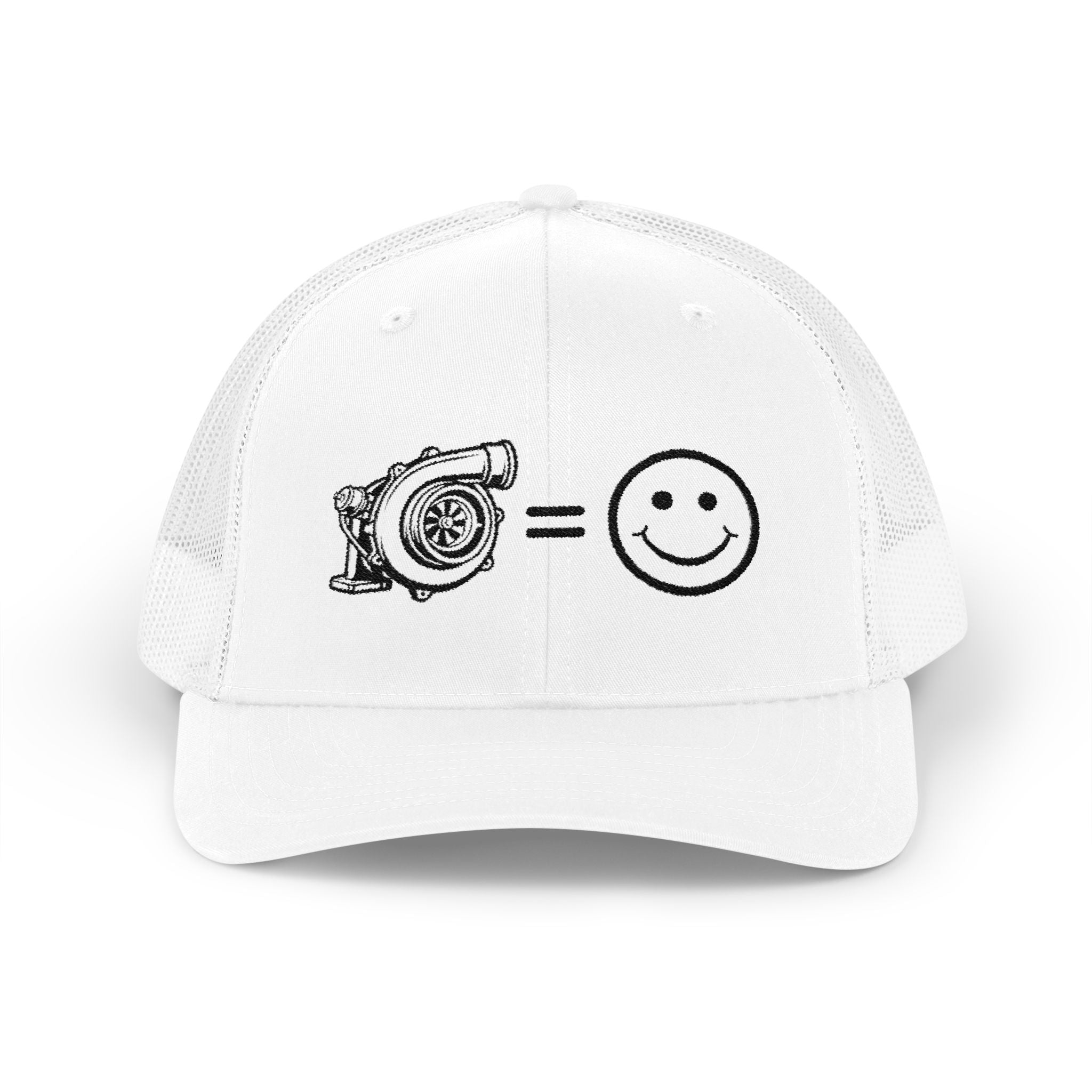 Snapback Trucker Cap — Turbocharger = Smile