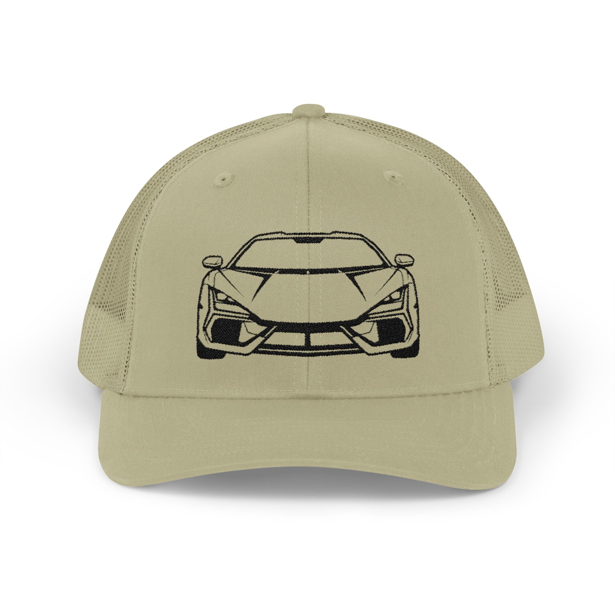 Snapback Trucker Cap — V12 Hybrid Minimalist Outline