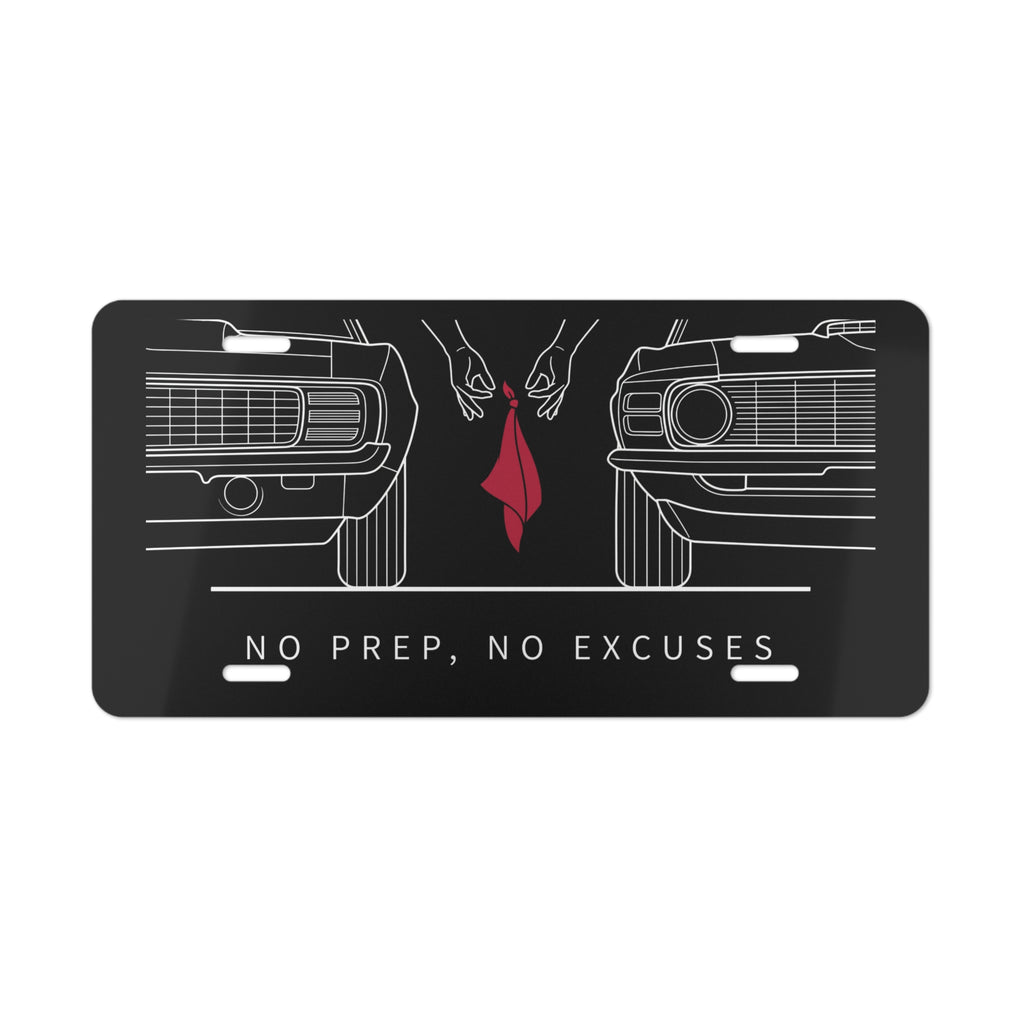 Vanity Plate - No Prep, No Excuses