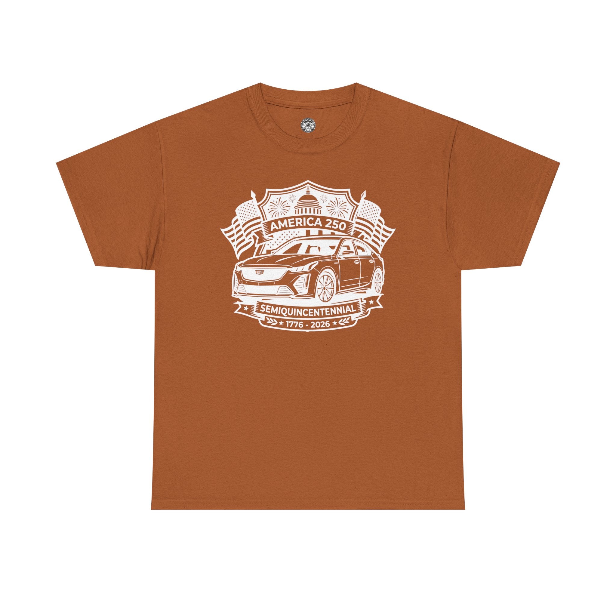 Unisex Heavy Cotton Tee — 4th of July — American Sedan