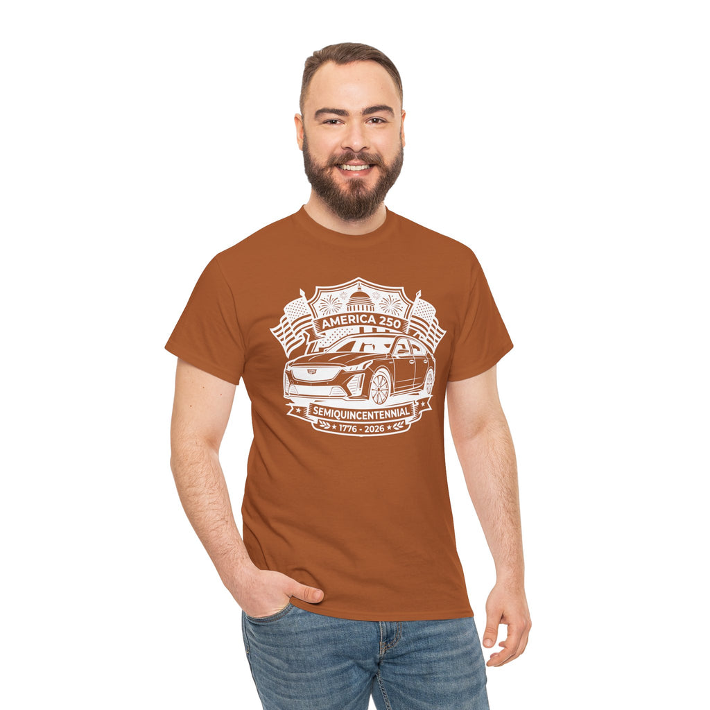 Unisex Heavy Cotton Tee — 4th of July — American Sedan