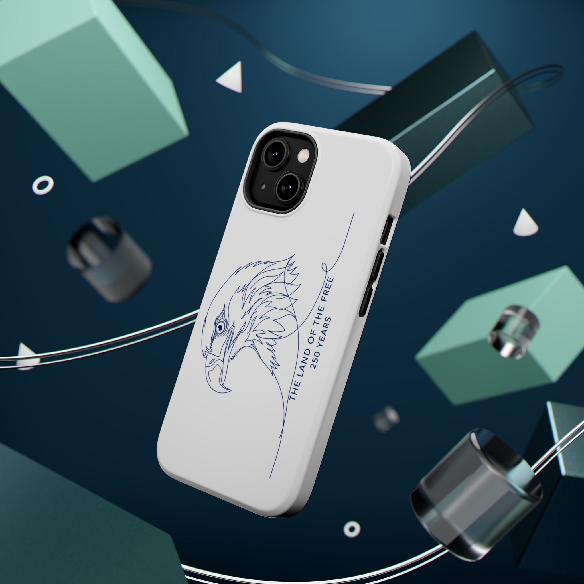 Magnetic Impact-Resistant Phone Case — "The Land of the Free" 250 Years