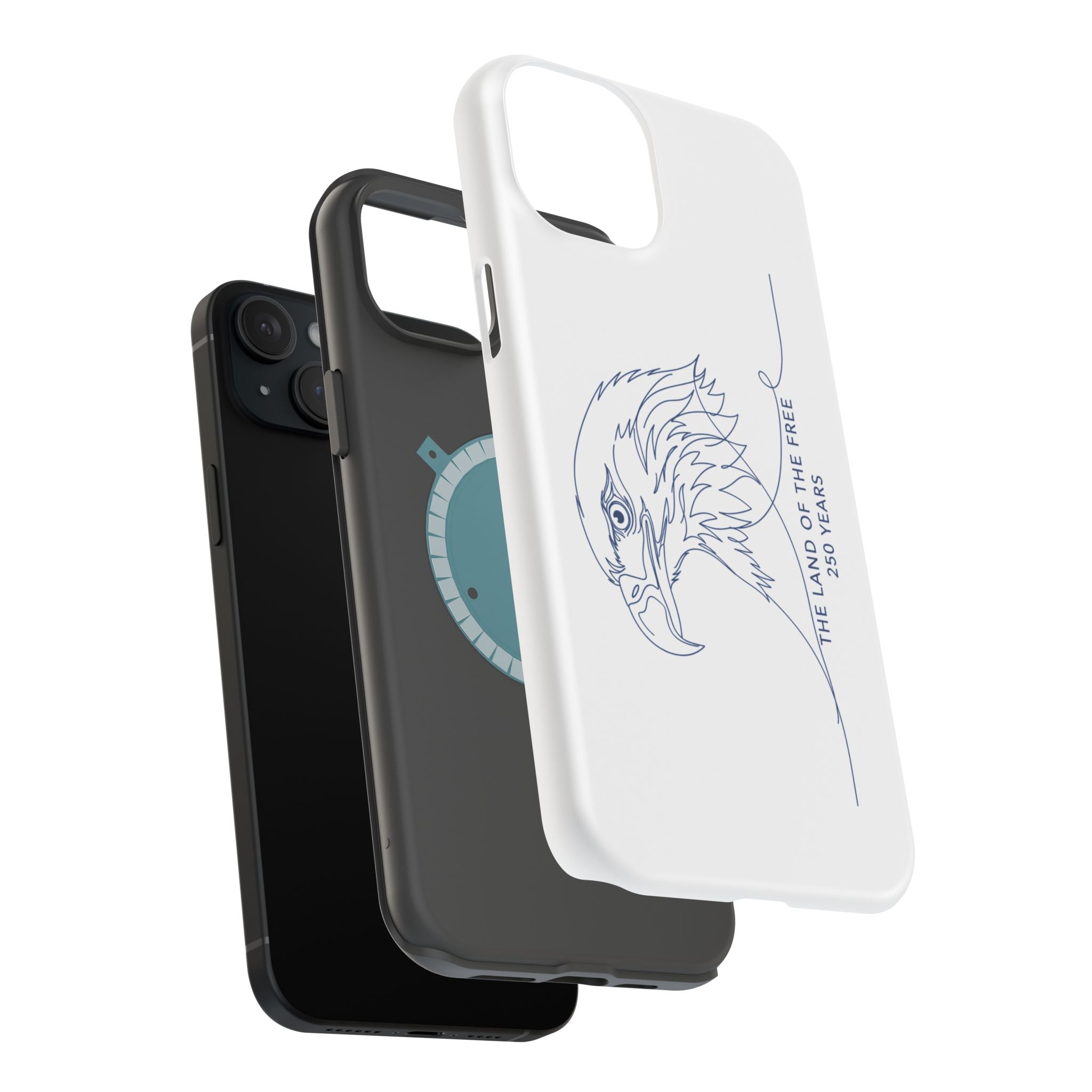Magnetic Impact-Resistant Phone Case — "The Land of the Free" 250 Years
