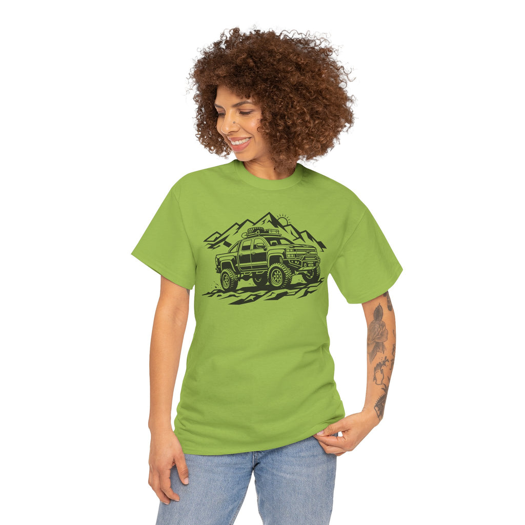 Unisex Heavy Cotton Tee — Mountain 4x4 Adventure