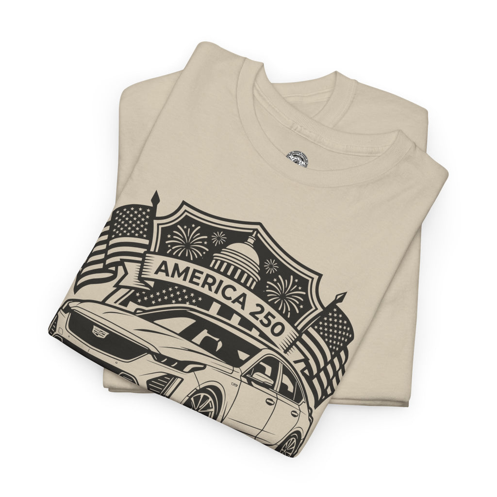 Unisex Heavy Cotton Tee — 4th of July — American Sedan