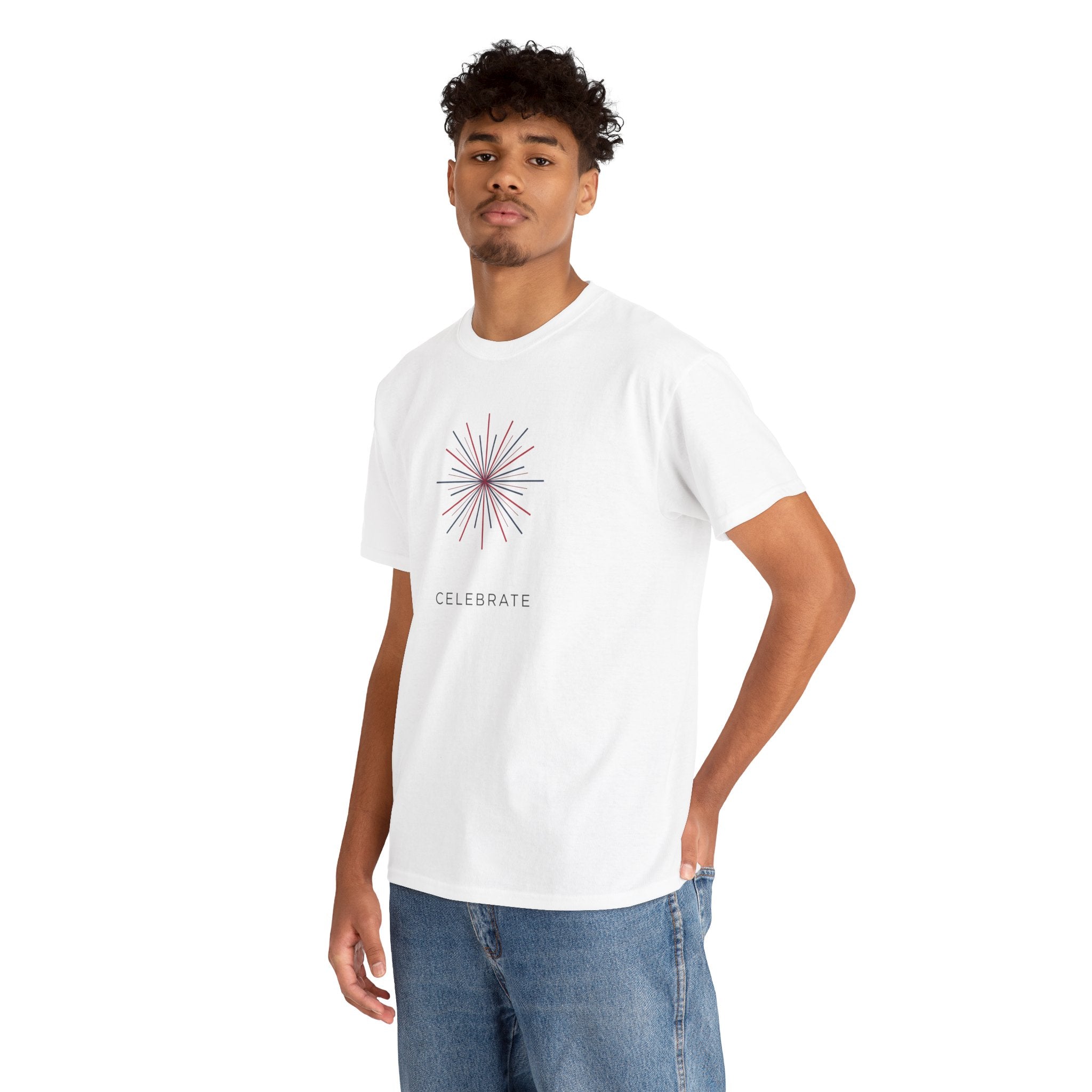 Unisex Heavy Cotton Tee — Celebrate 4th of July