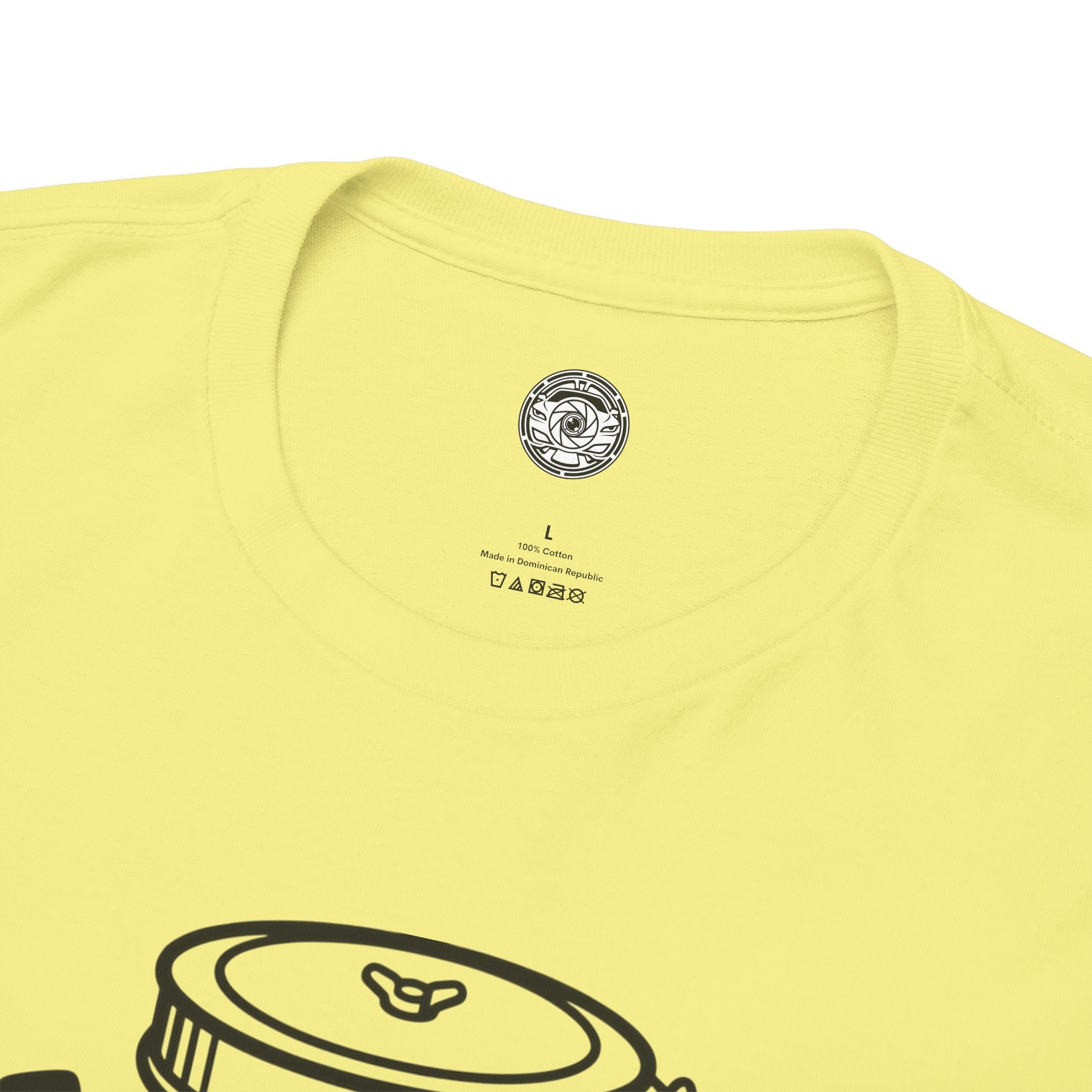 Unisex Heavy Cotton Tee — Engine Illustration (Big Block)