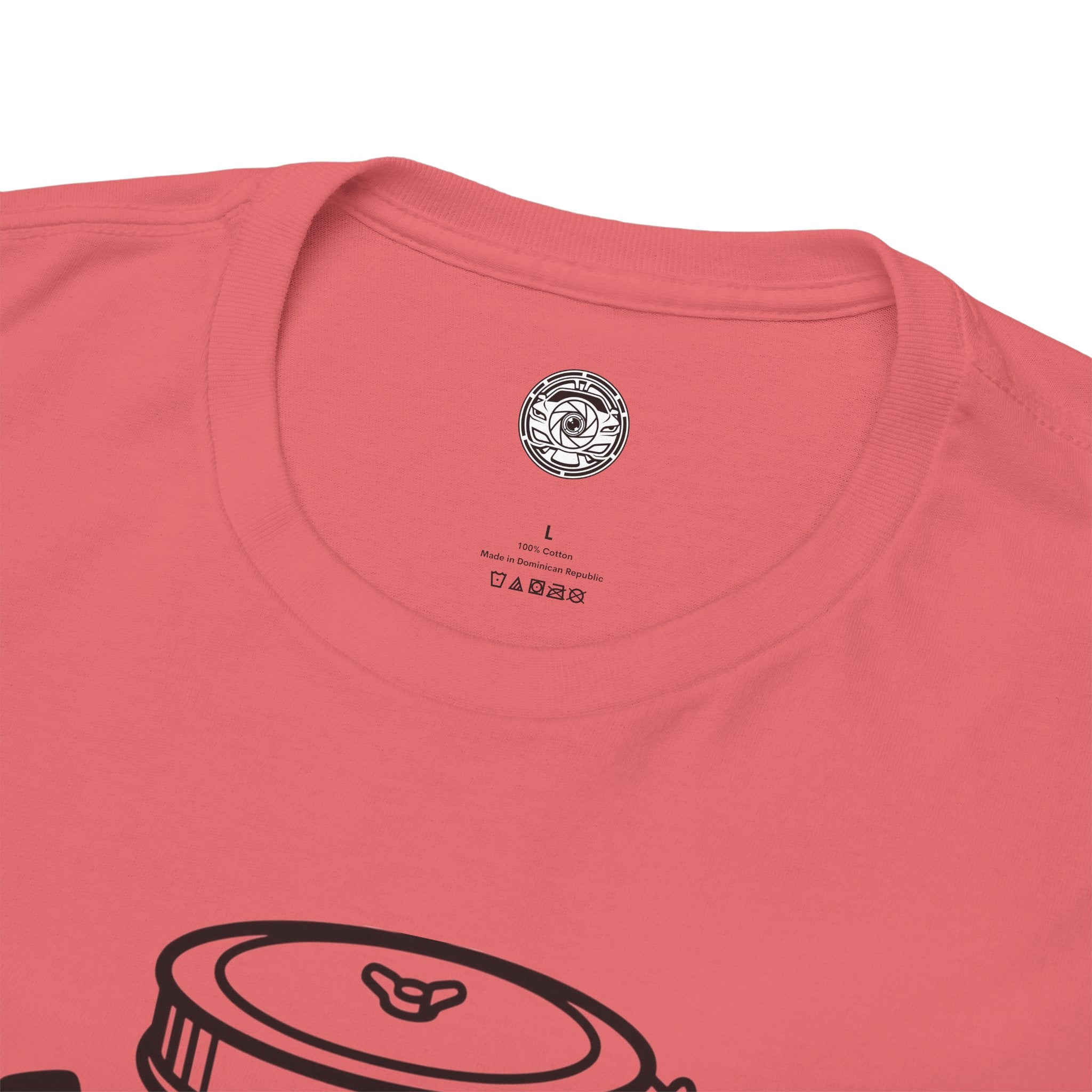 Unisex Heavy Cotton Tee — Engine Illustration (Big Block)