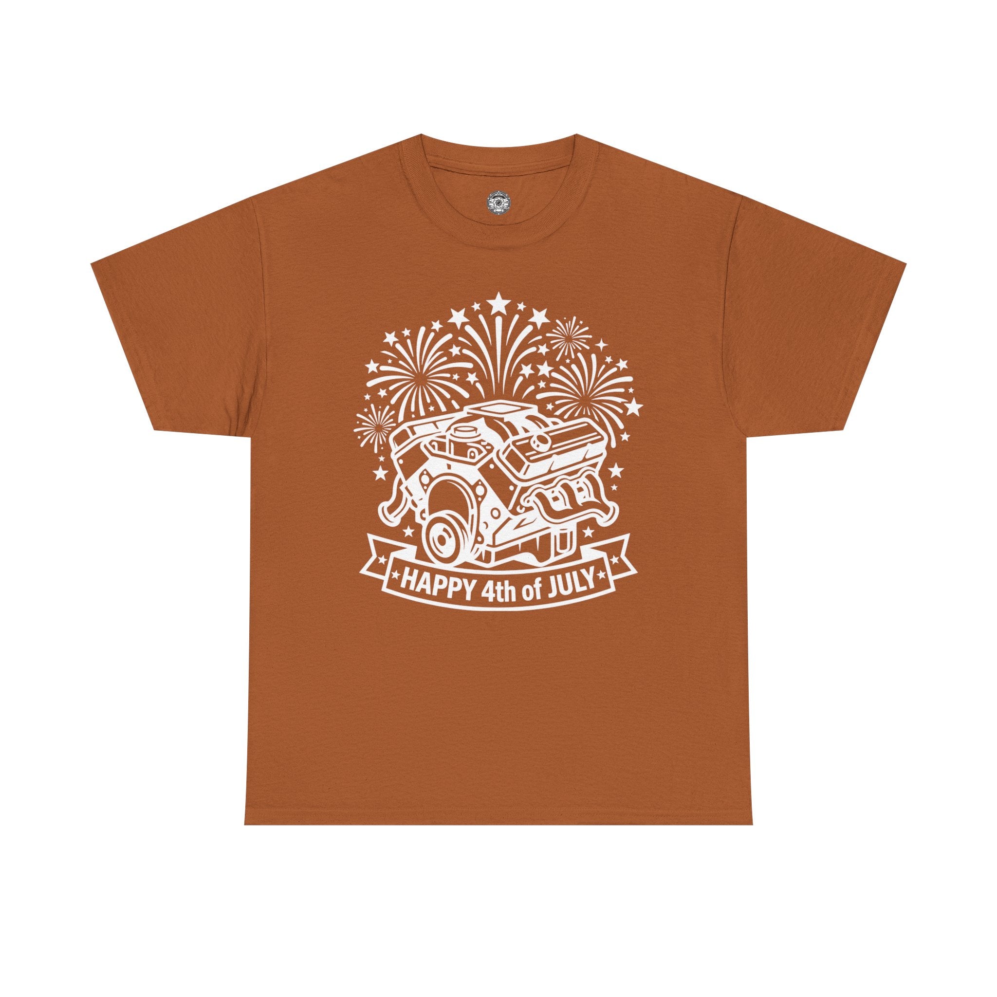 Unisex Heavy Cotton Tee — 4th of July — V8/Fireworks