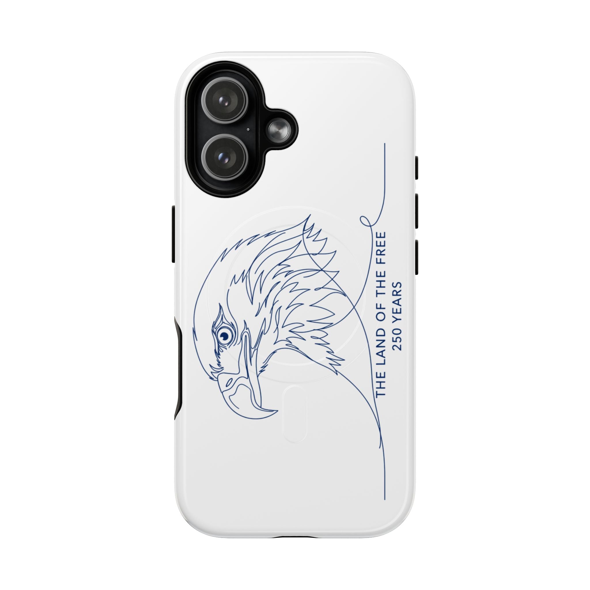 Magnetic iPhone 17 Case — "The Land of the Free, 250 Years"