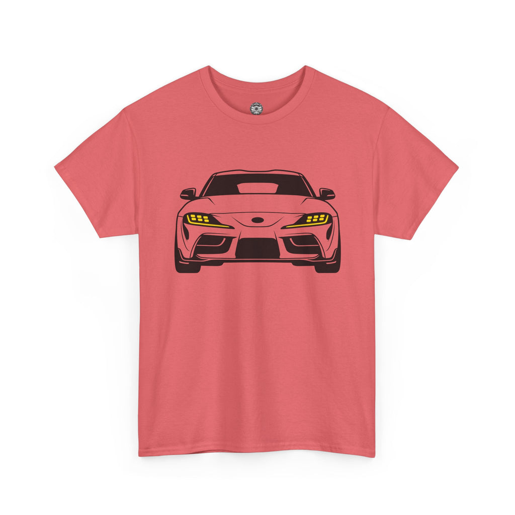 Unisex Heavy Cotton Tee — A90 Illuminated Headlights (Yellow)