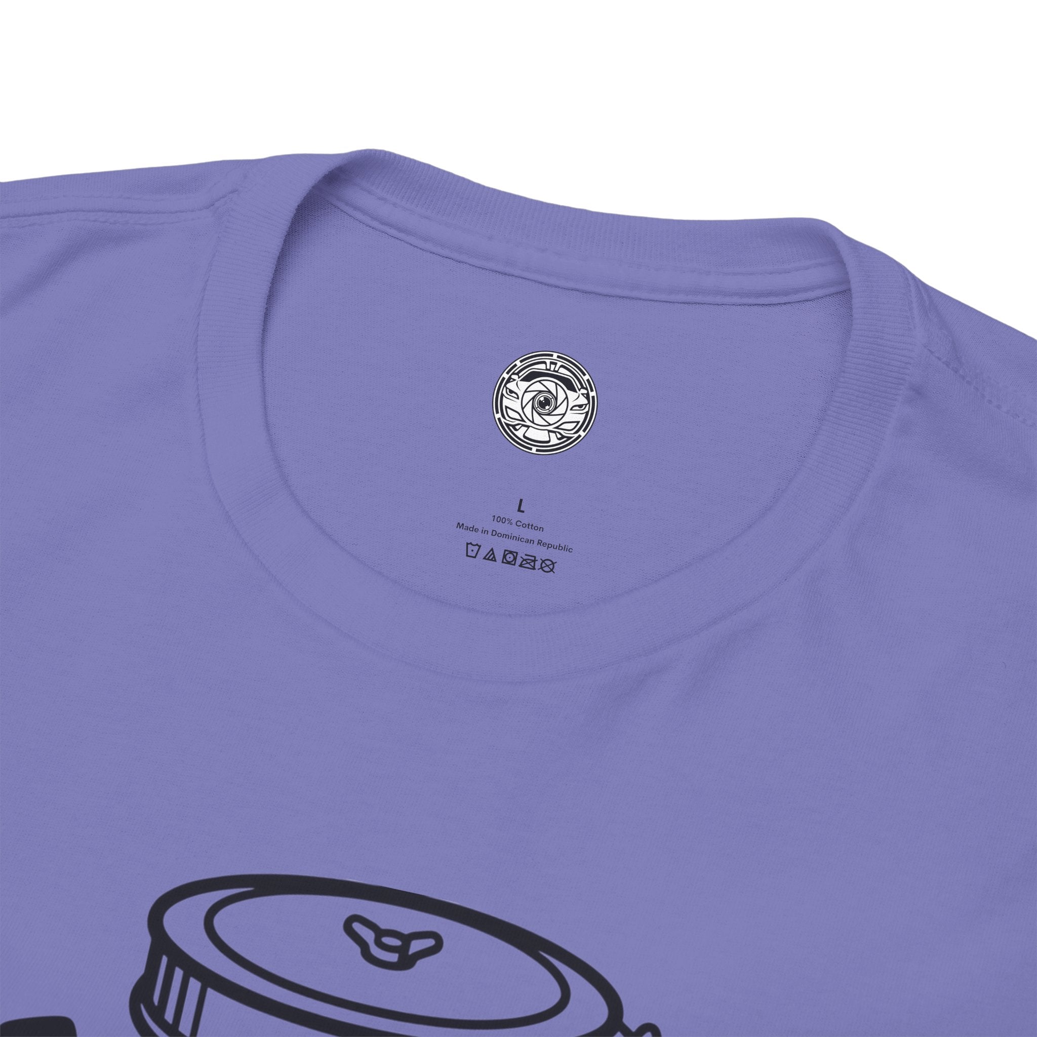 Unisex Heavy Cotton Tee — Engine Illustration (Big Block)