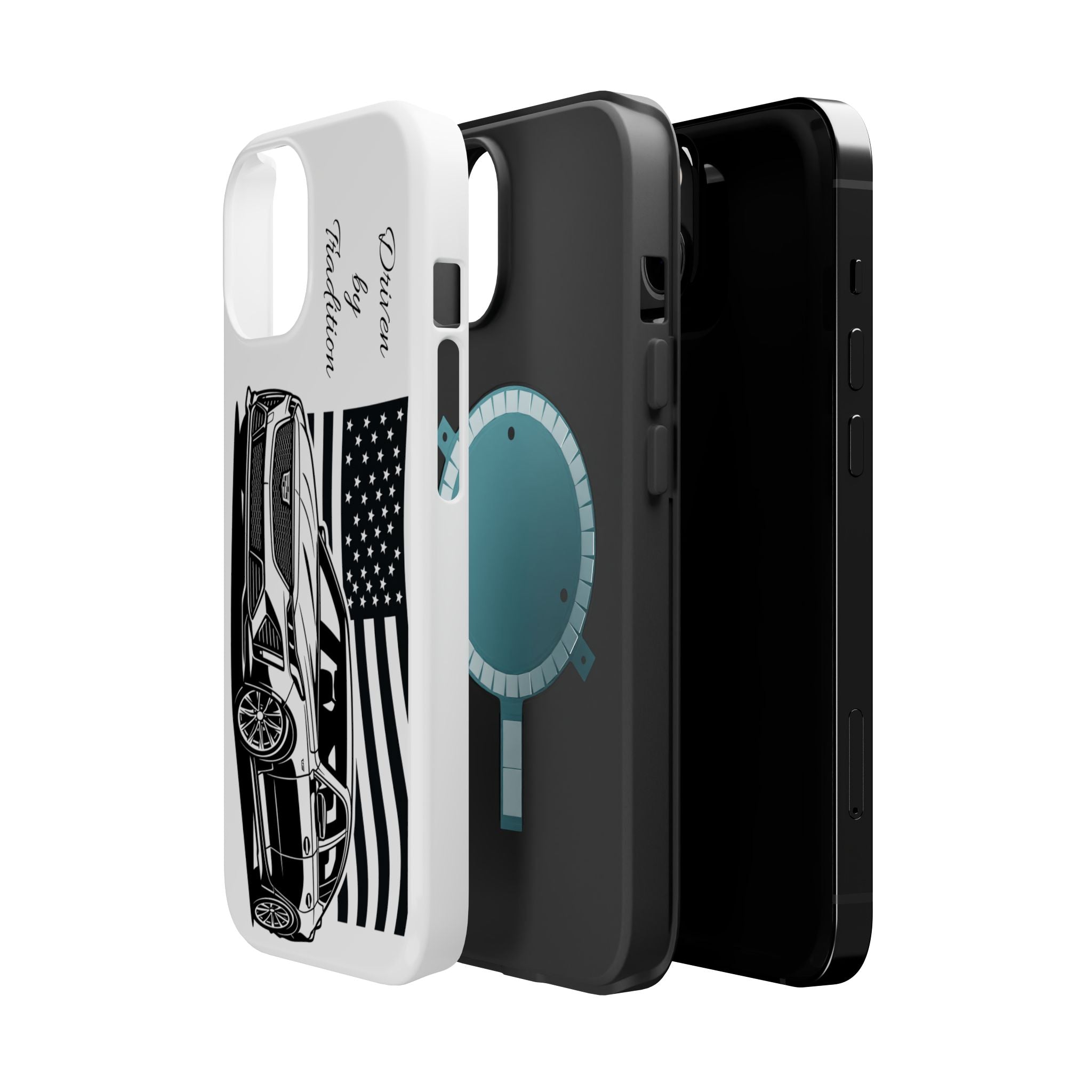 Magnetic Impact-Resistant Phone Case — "Driven by Tradition"