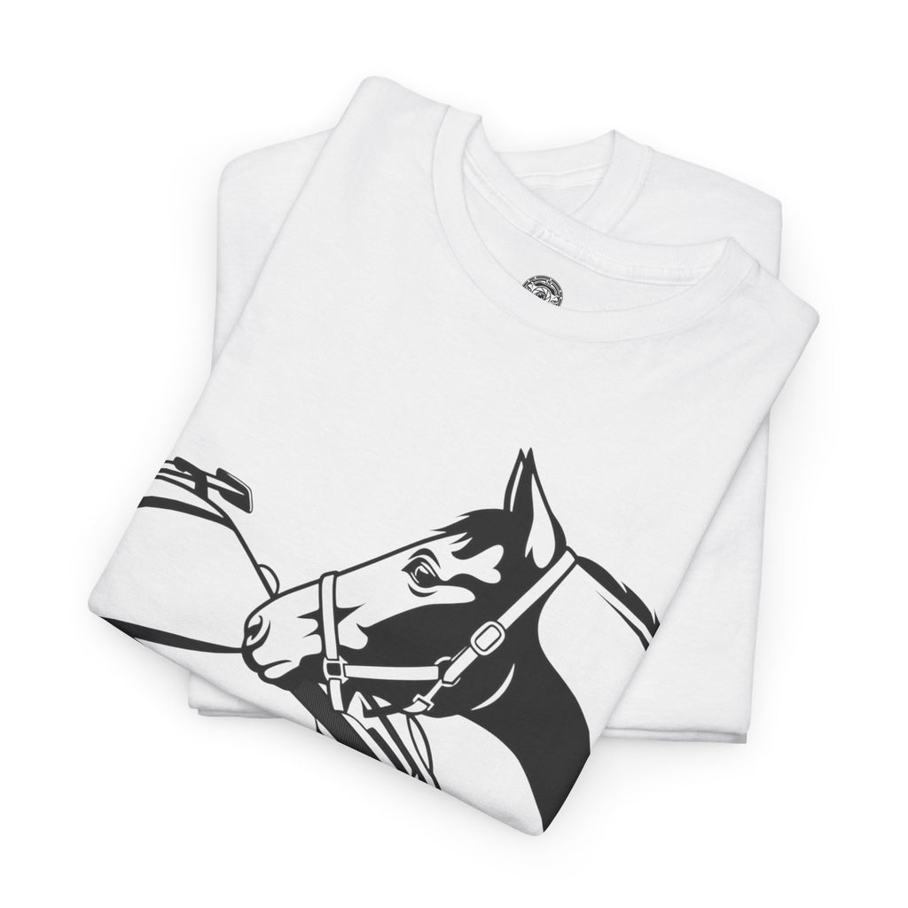 Unisex Heavy Cotton Tee — 992 vs Horse (Viral Video)