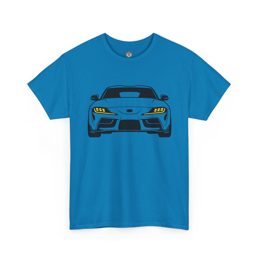 Unisex Heavy Cotton Tee — A90 Illuminated Headlights (Yellow)