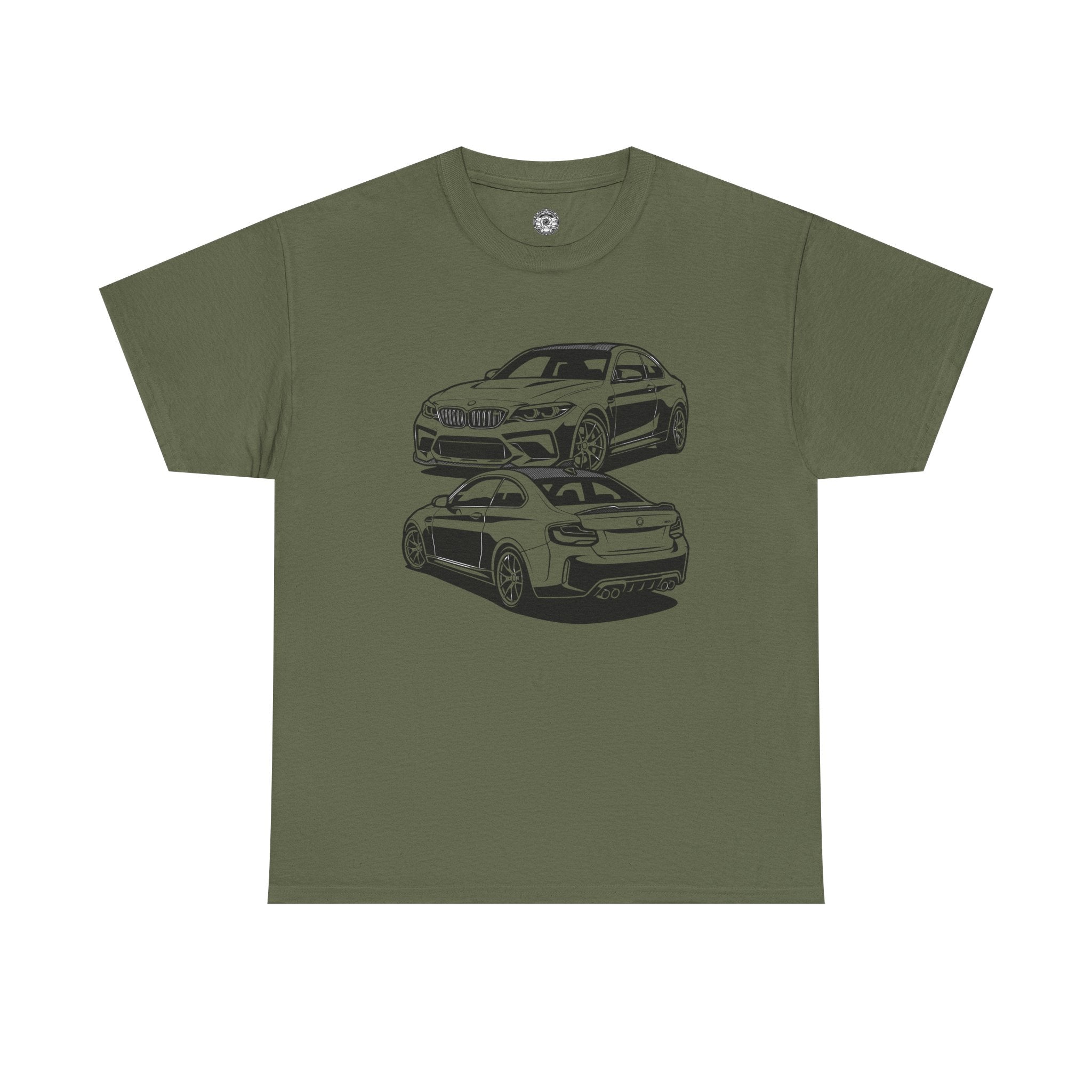 Unisex Heavy Cotton Tee — F87 Dual-Angle