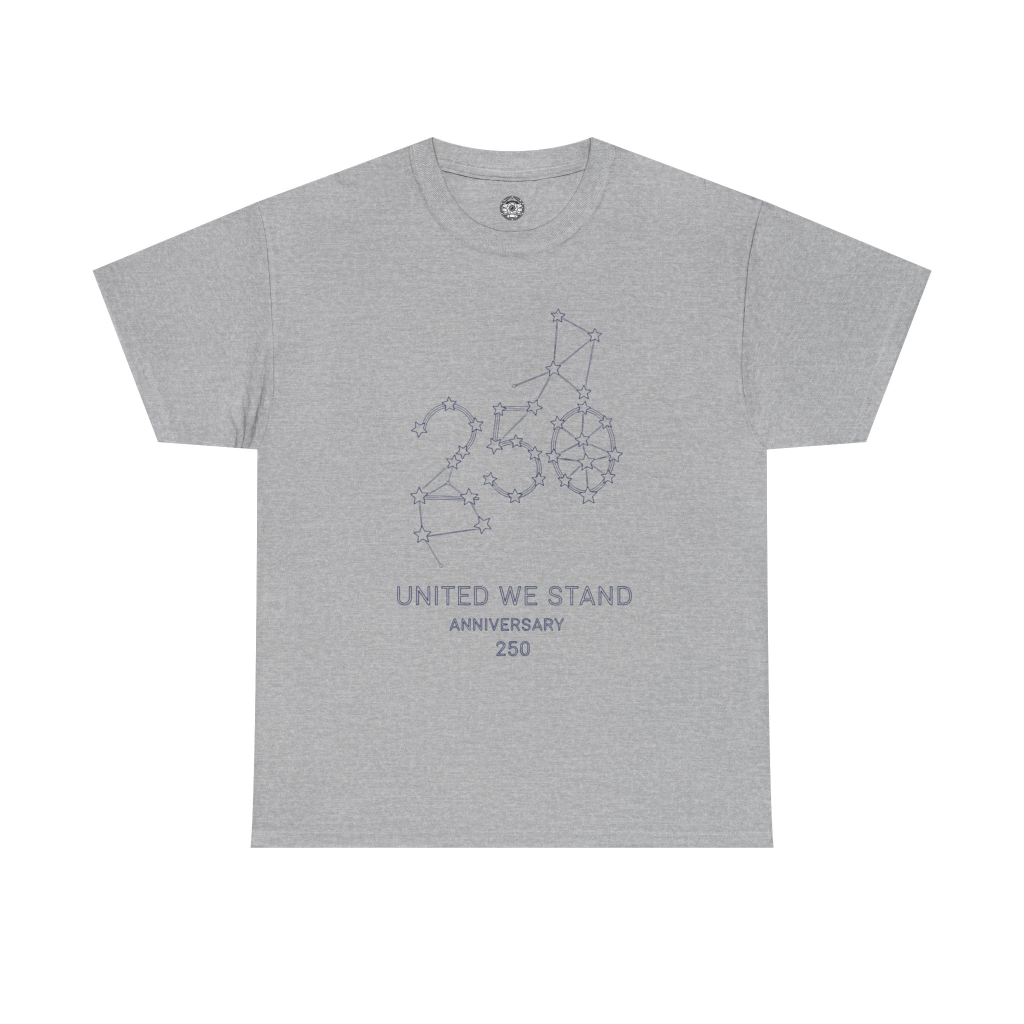 Unisex Heavy Cotton Tee — 250th Anniversary "United We Stand"