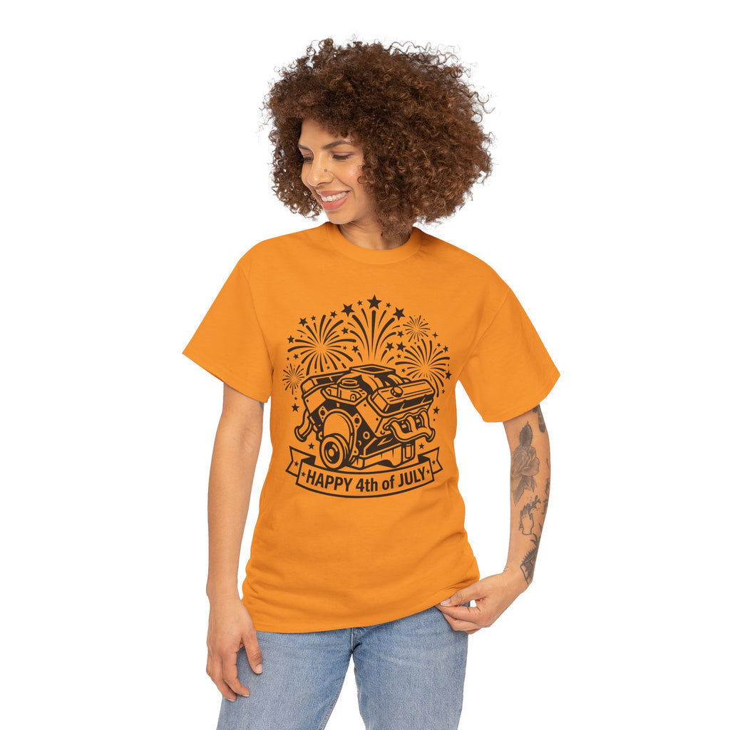 Unisex Heavy Cotton Tee — V8/Fireworks