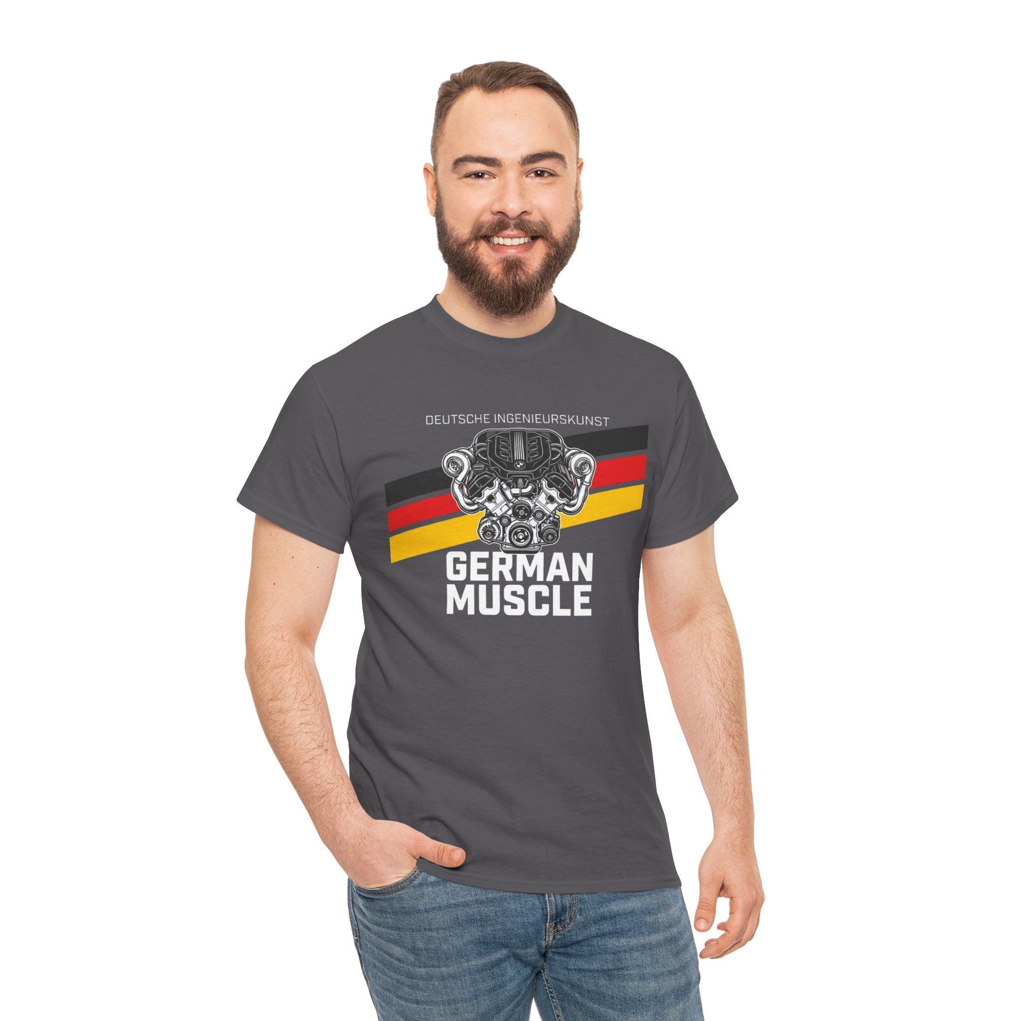 Unisex Heavy Cotton Tee - German Muscle