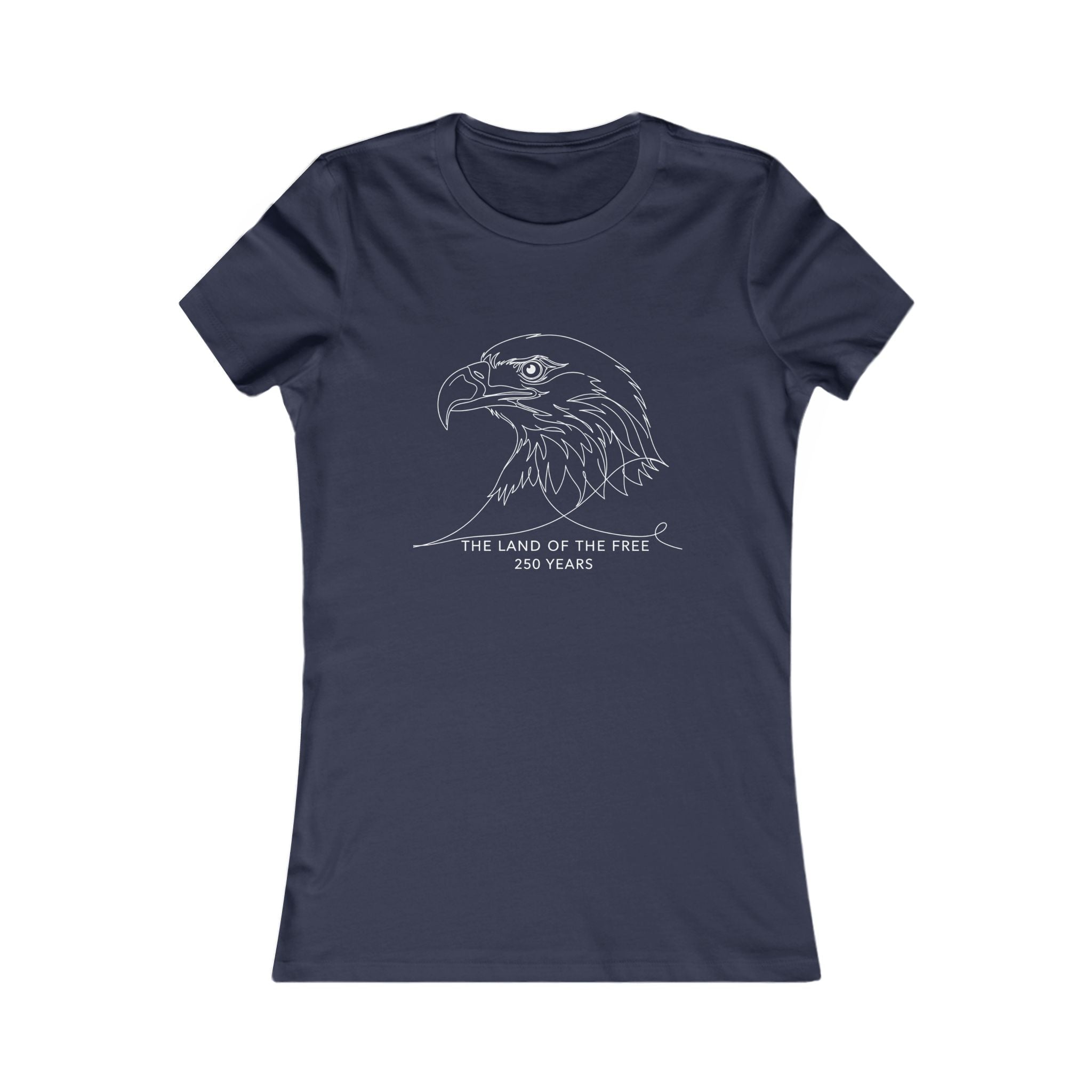 Women's Tee — Vintage Eagle "The Land of the Free"