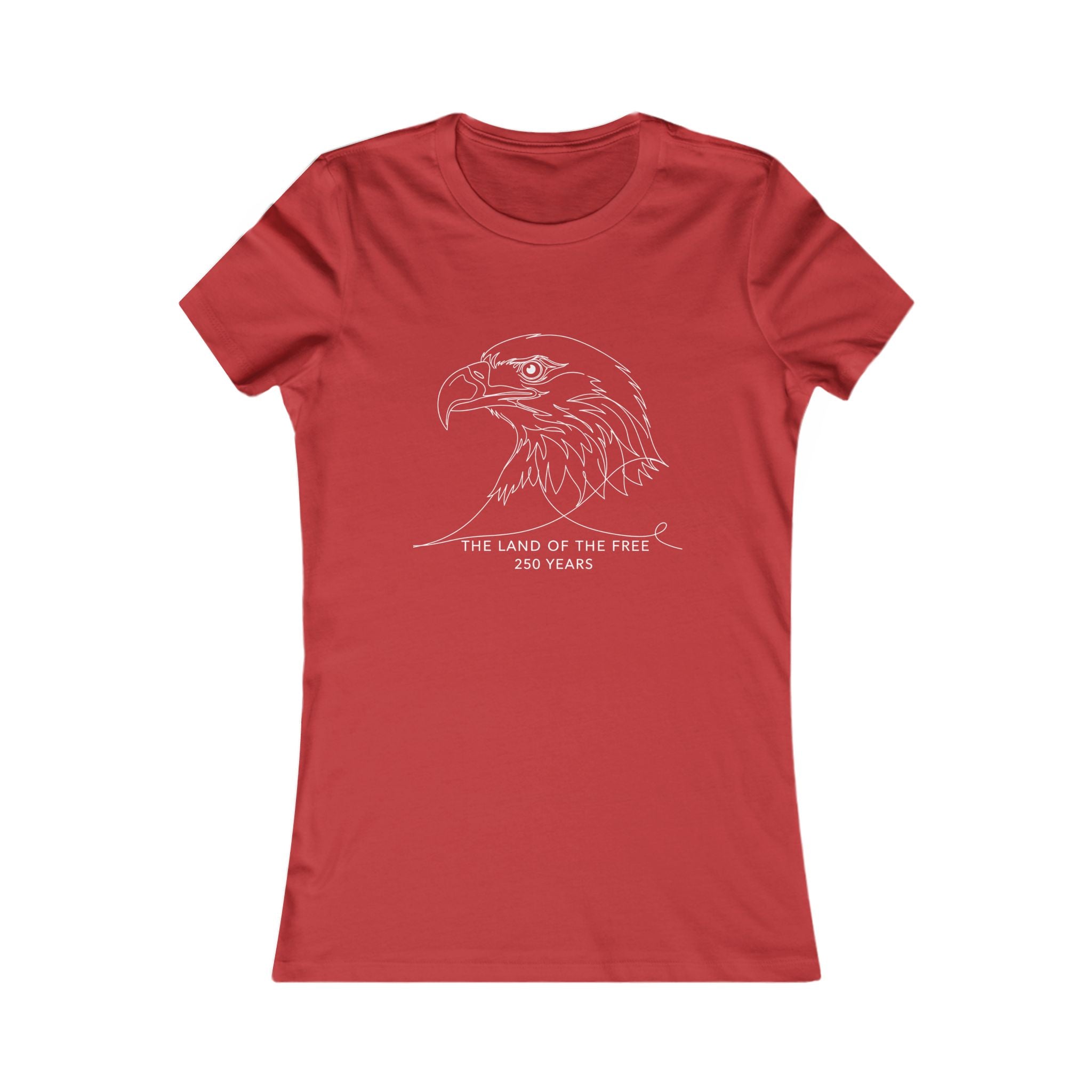 Women's Tee — Vintage Eagle "The Land of the Free"