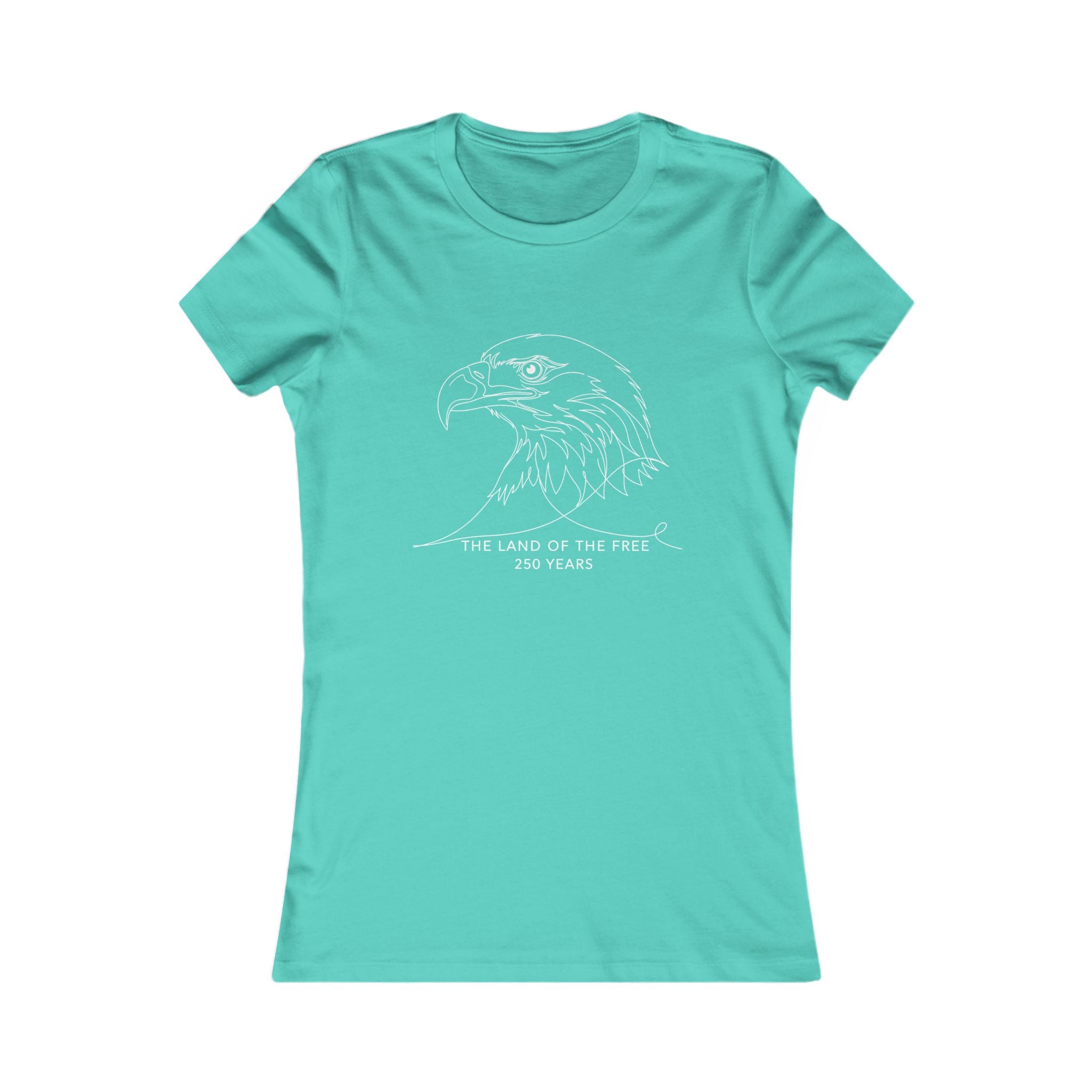 Women's Tee — Vintage Eagle "The Land of the Free"