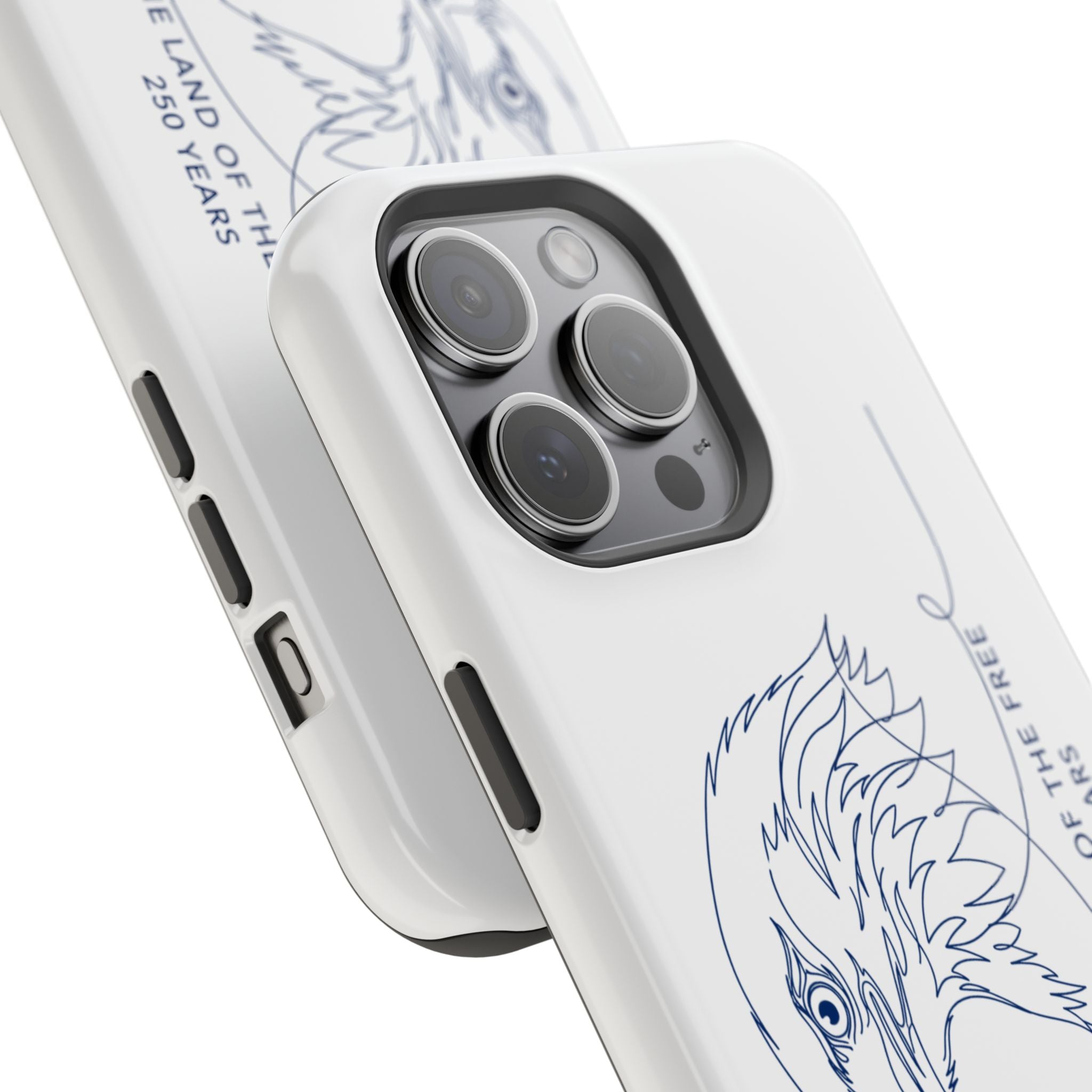 Magnetic Impact-Resistant Phone Case — "The Land of the Free" 250 Years