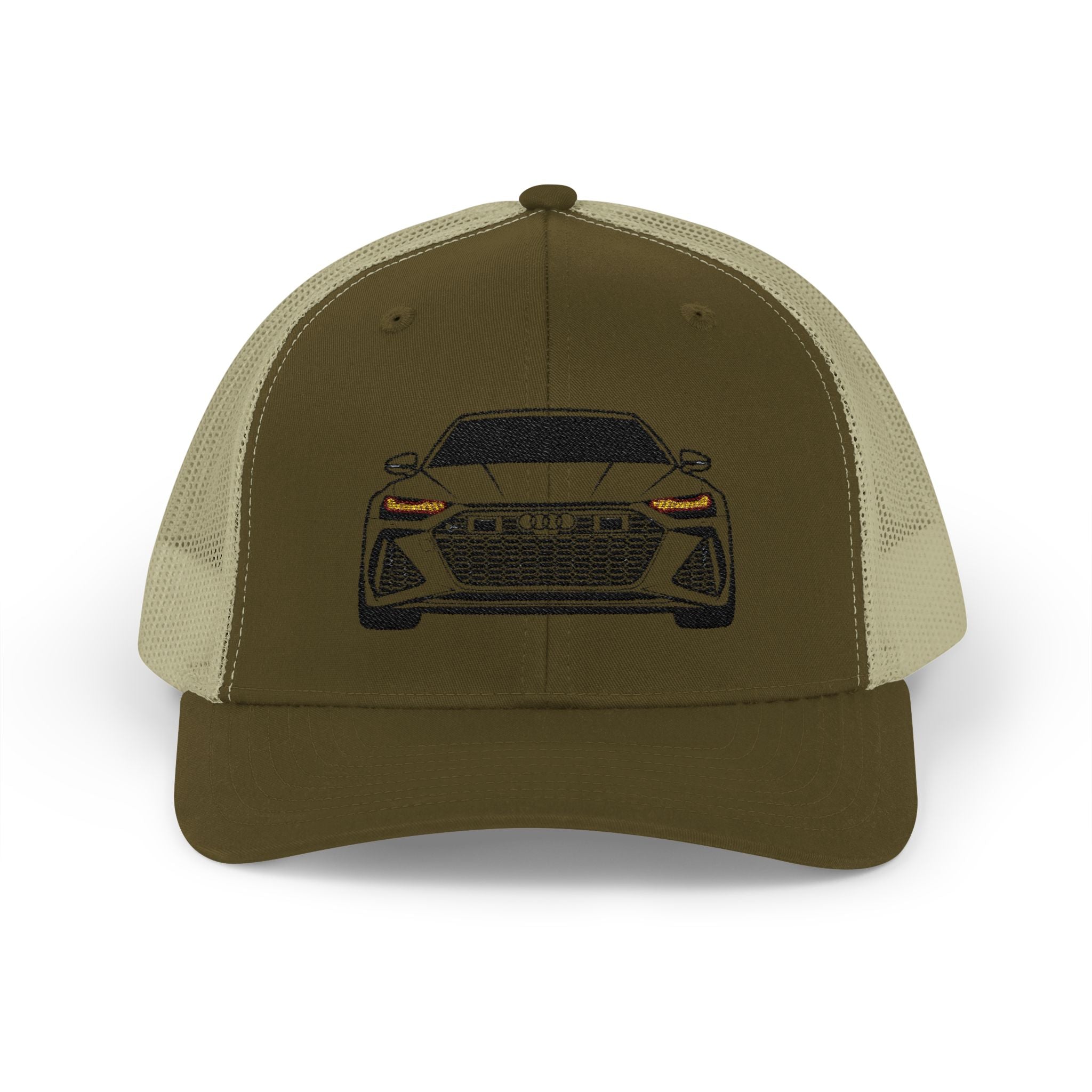 Snapback Trucker Cap — Illuminated Matrix Headlights (Yellow)