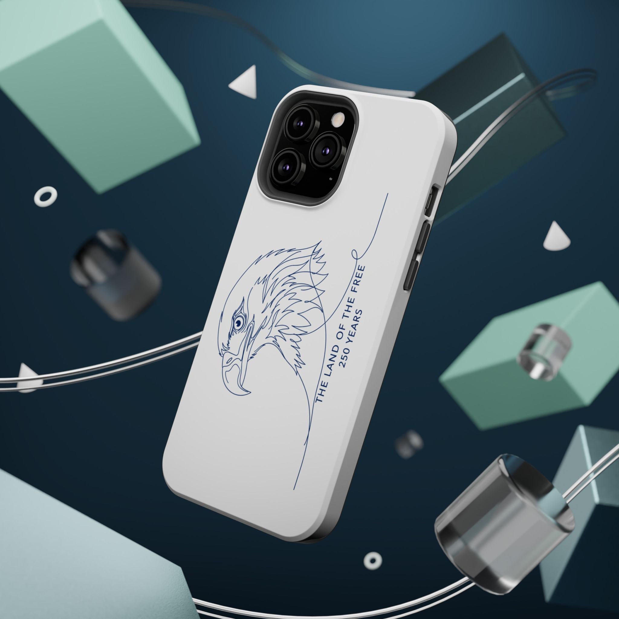 Magnetic Impact-Resistant Phone Case — "The Land of the Free" 250 Years
