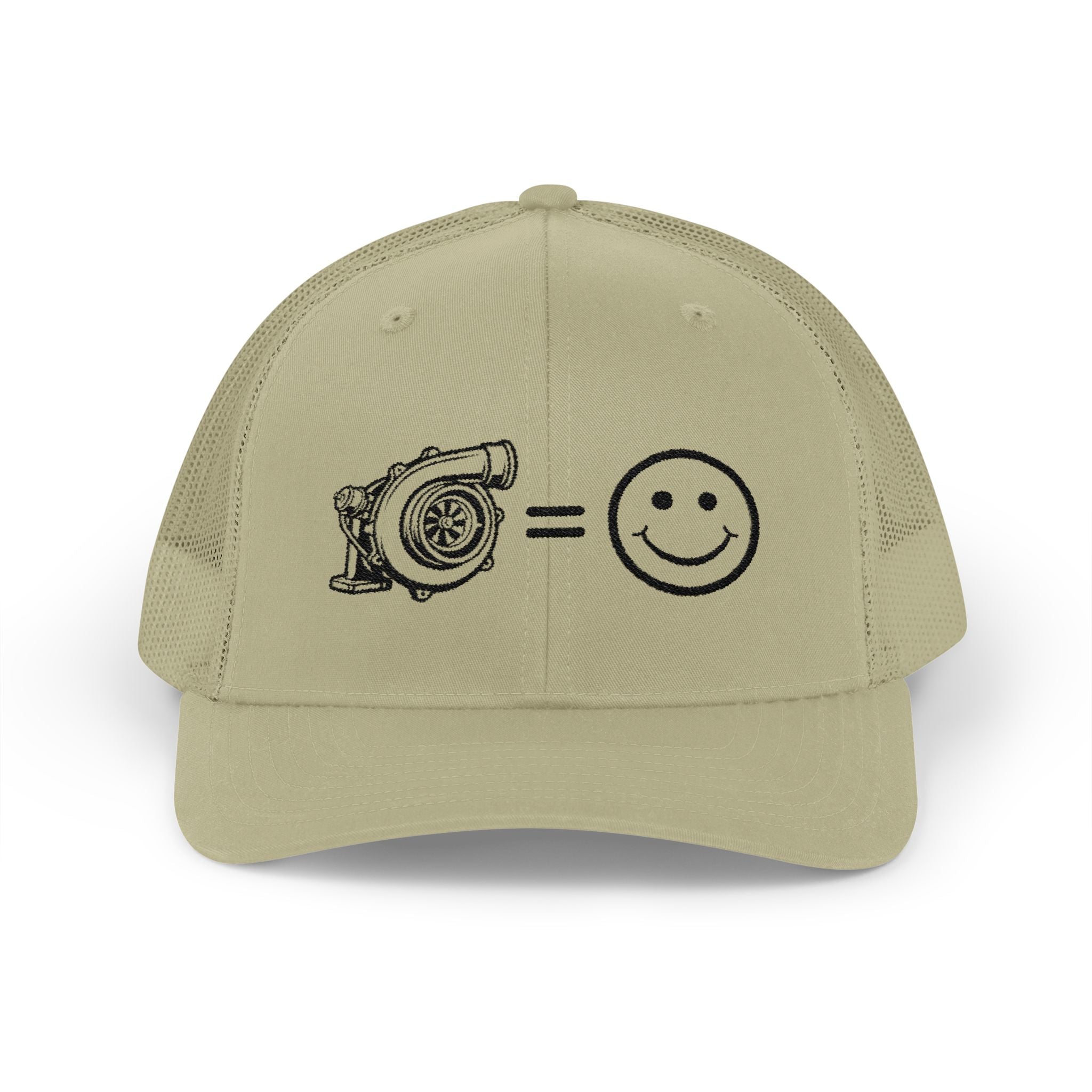 Snapback Trucker Cap — Turbocharger = Smile