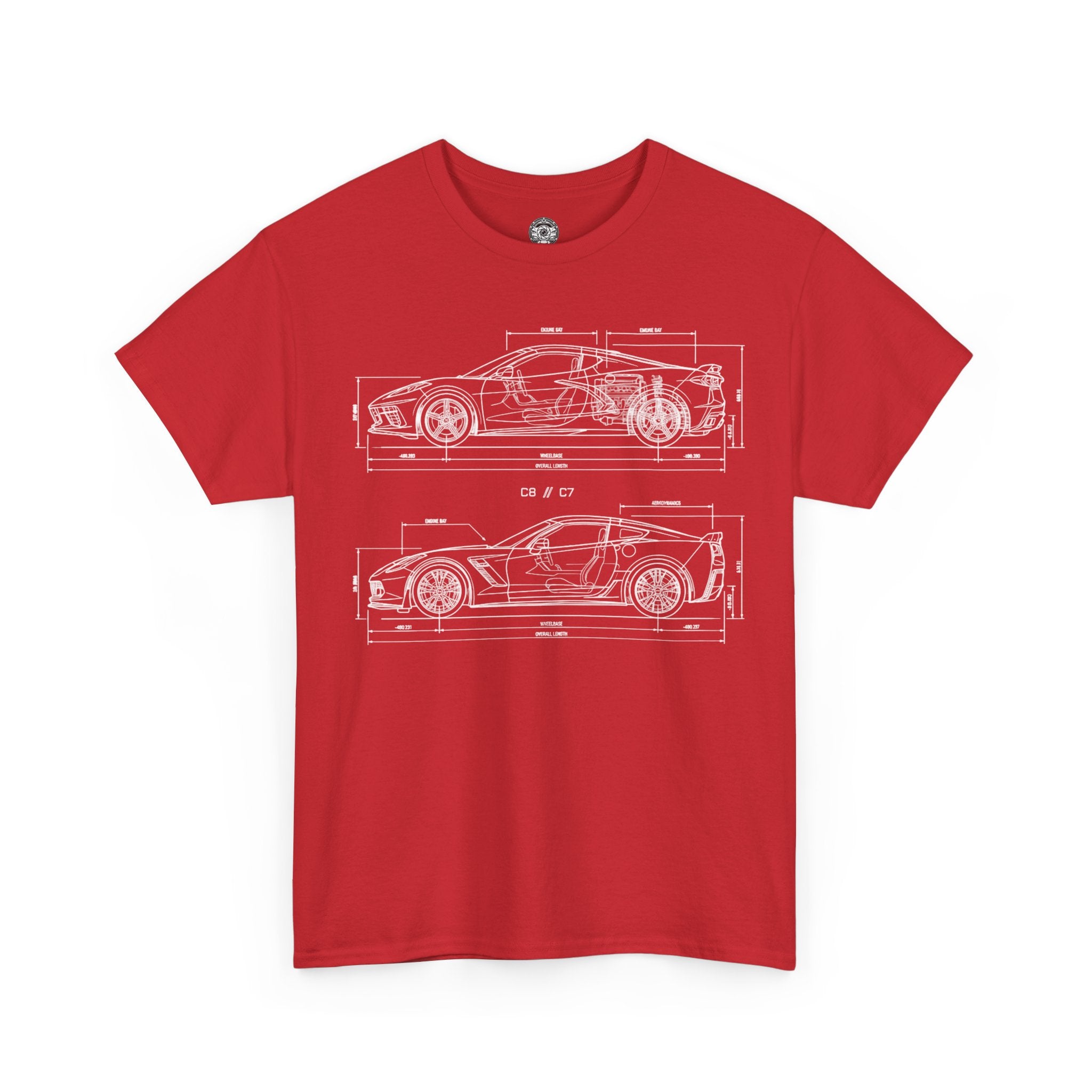 Unisex Heavy Cotton Tee — C7/C8 Blueprint