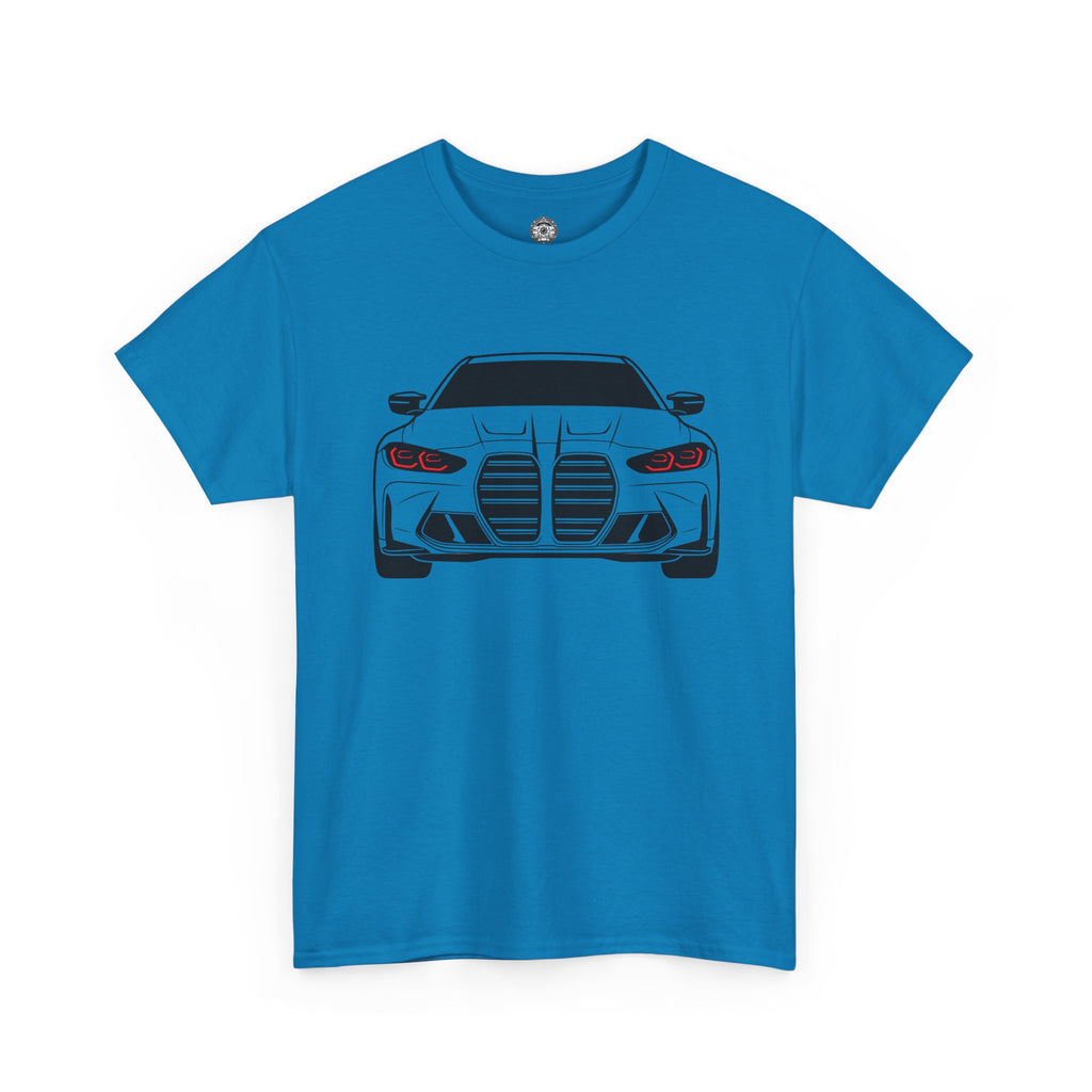 Unisex Heavy Cotton Tee — G80 Illuminated Headlights (Red)