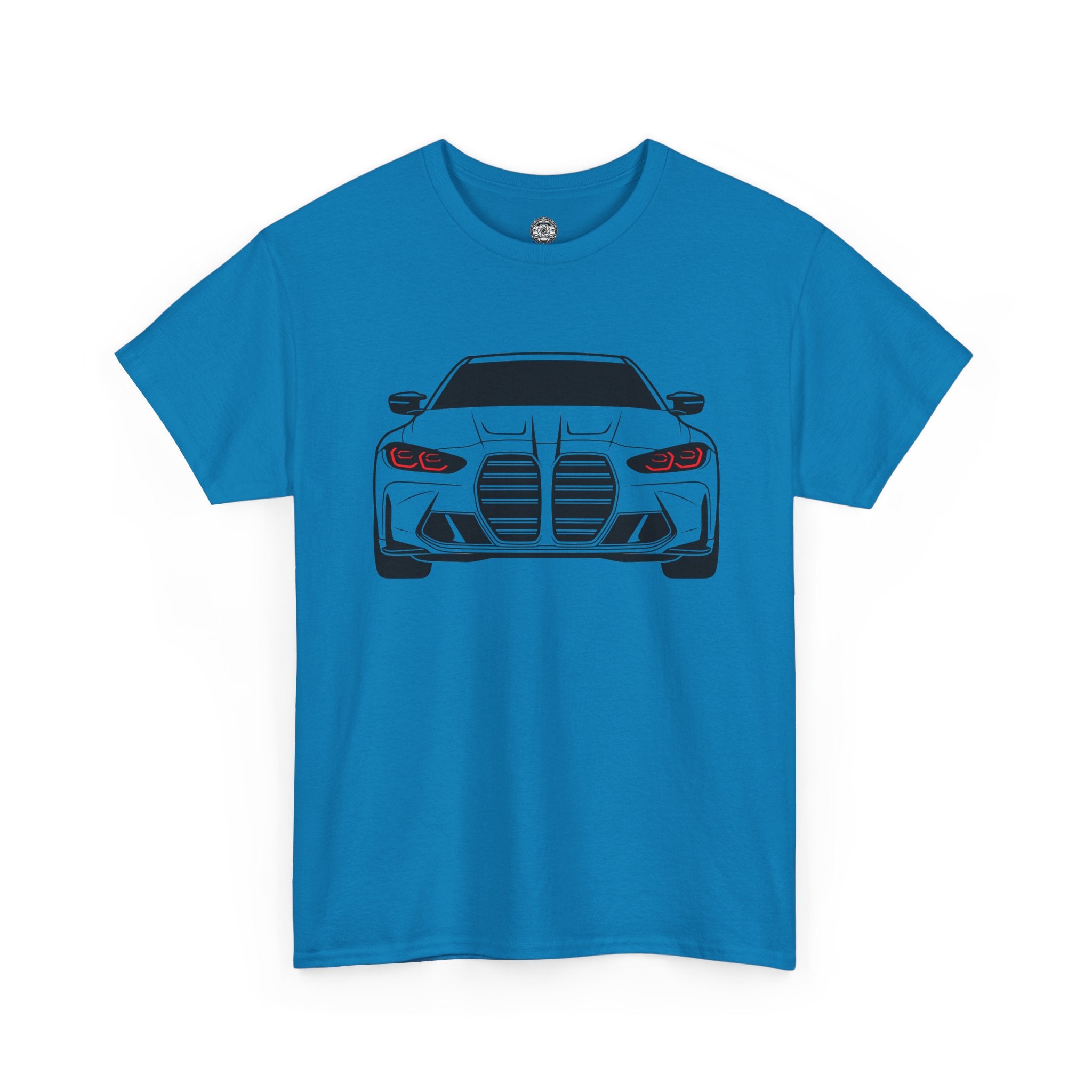 Unisex Heavy Cotton Tee — G80 Illuminated Headlights (Red)