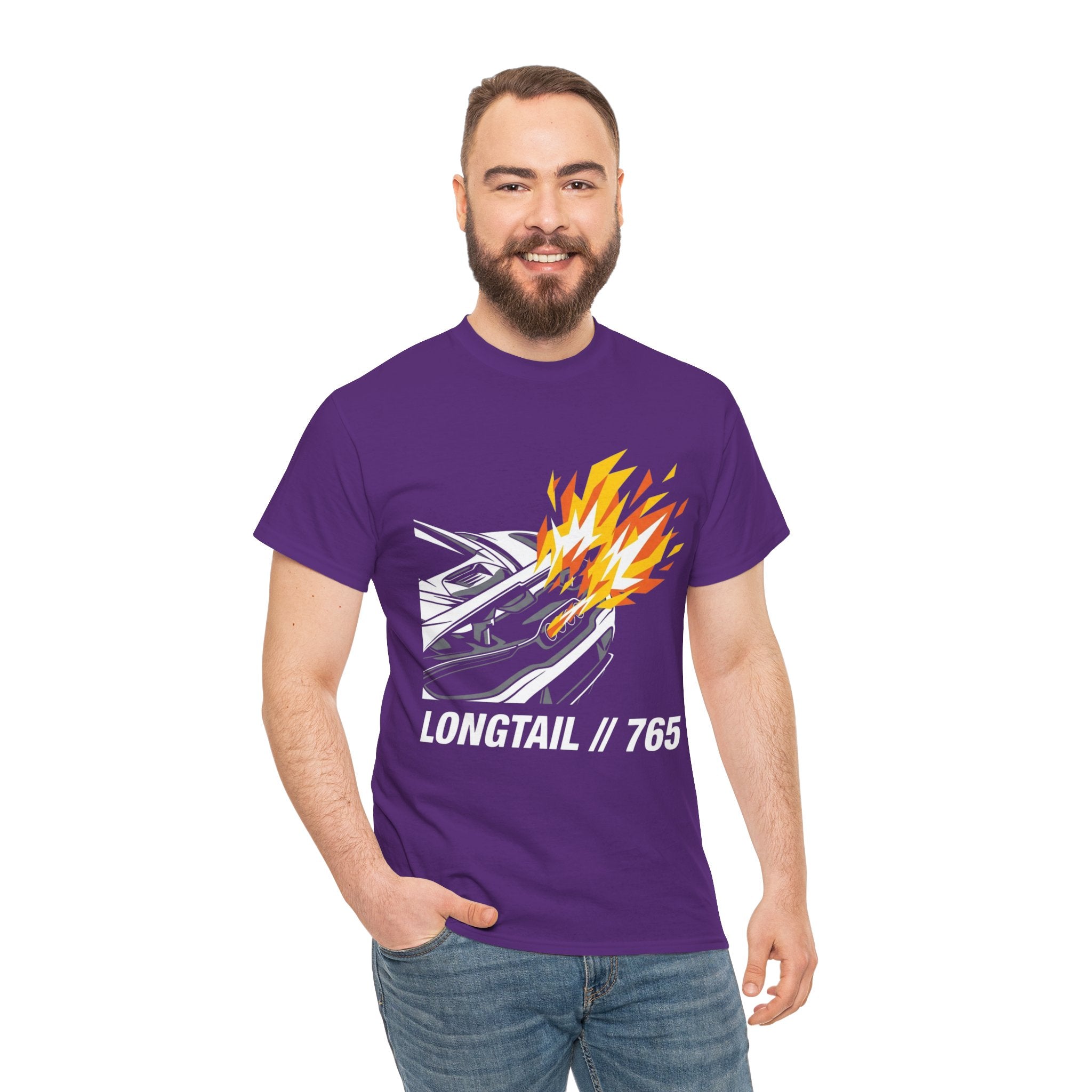Unisex Heavy Cotton Tee — 765LT Flames